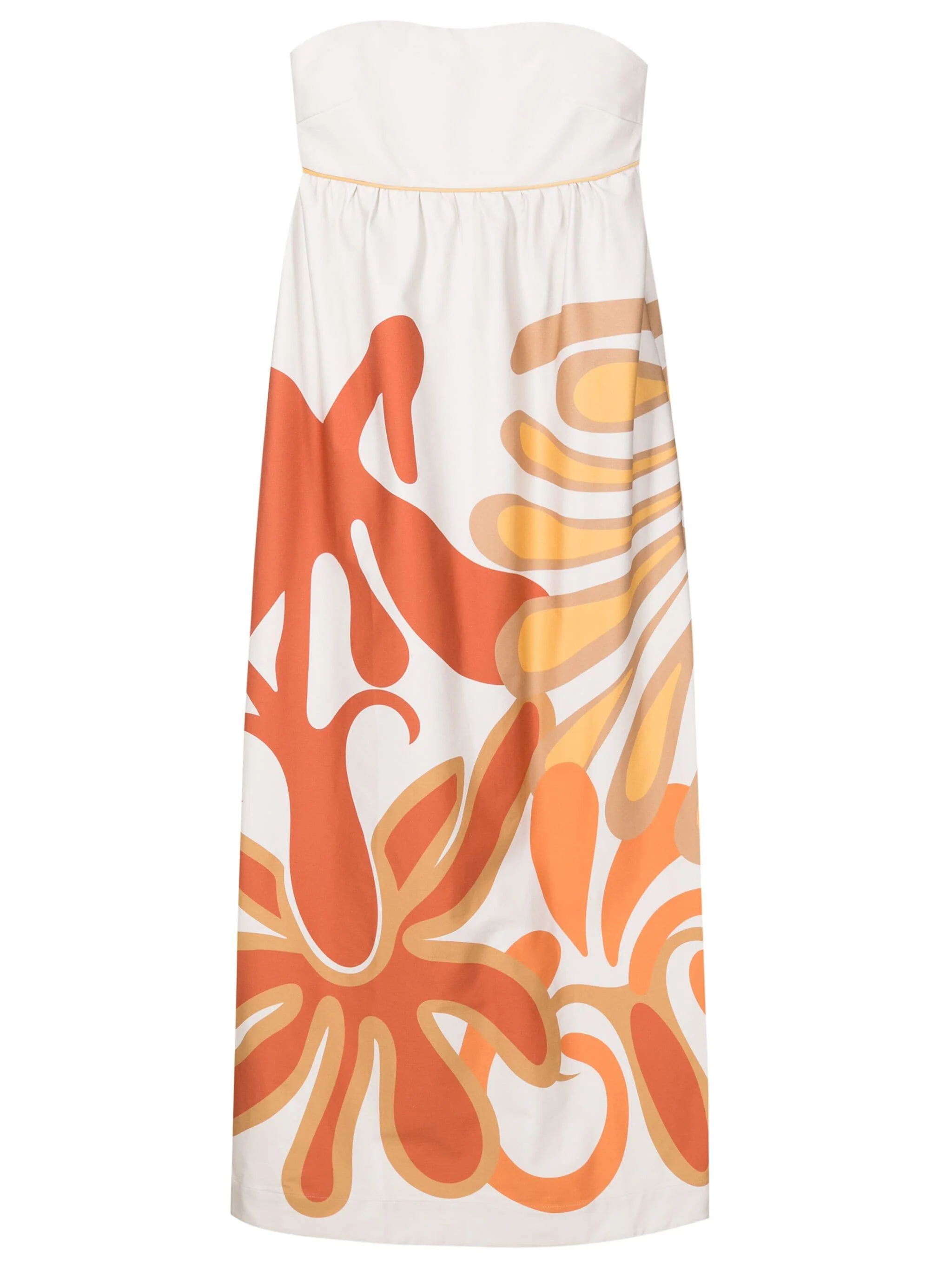 Algae Strapless Long Dress - Image 3