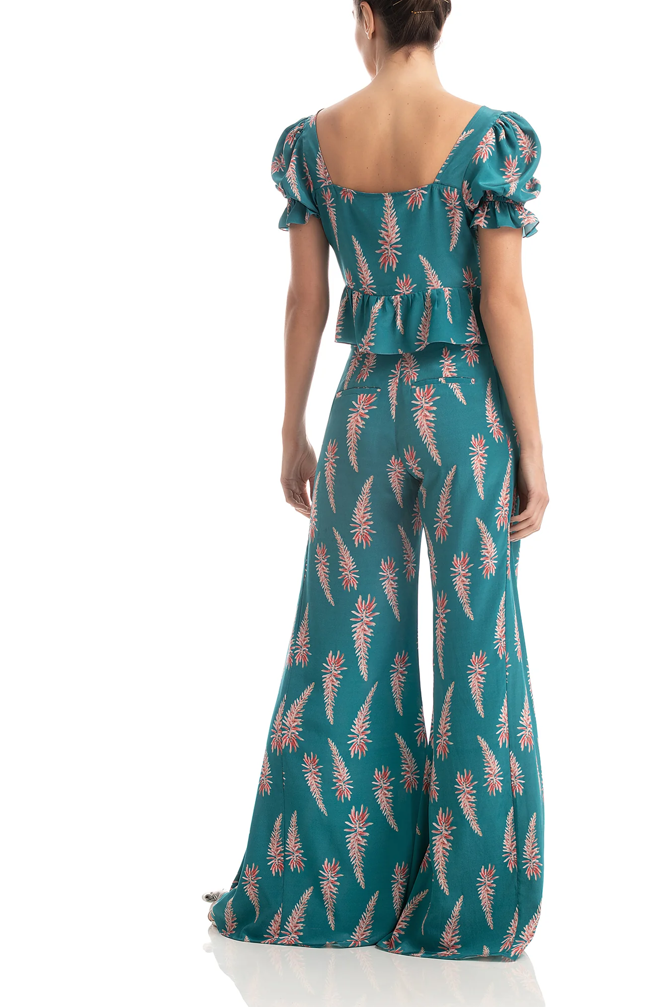 Aloe Vera Cropped Blouse - Image 2