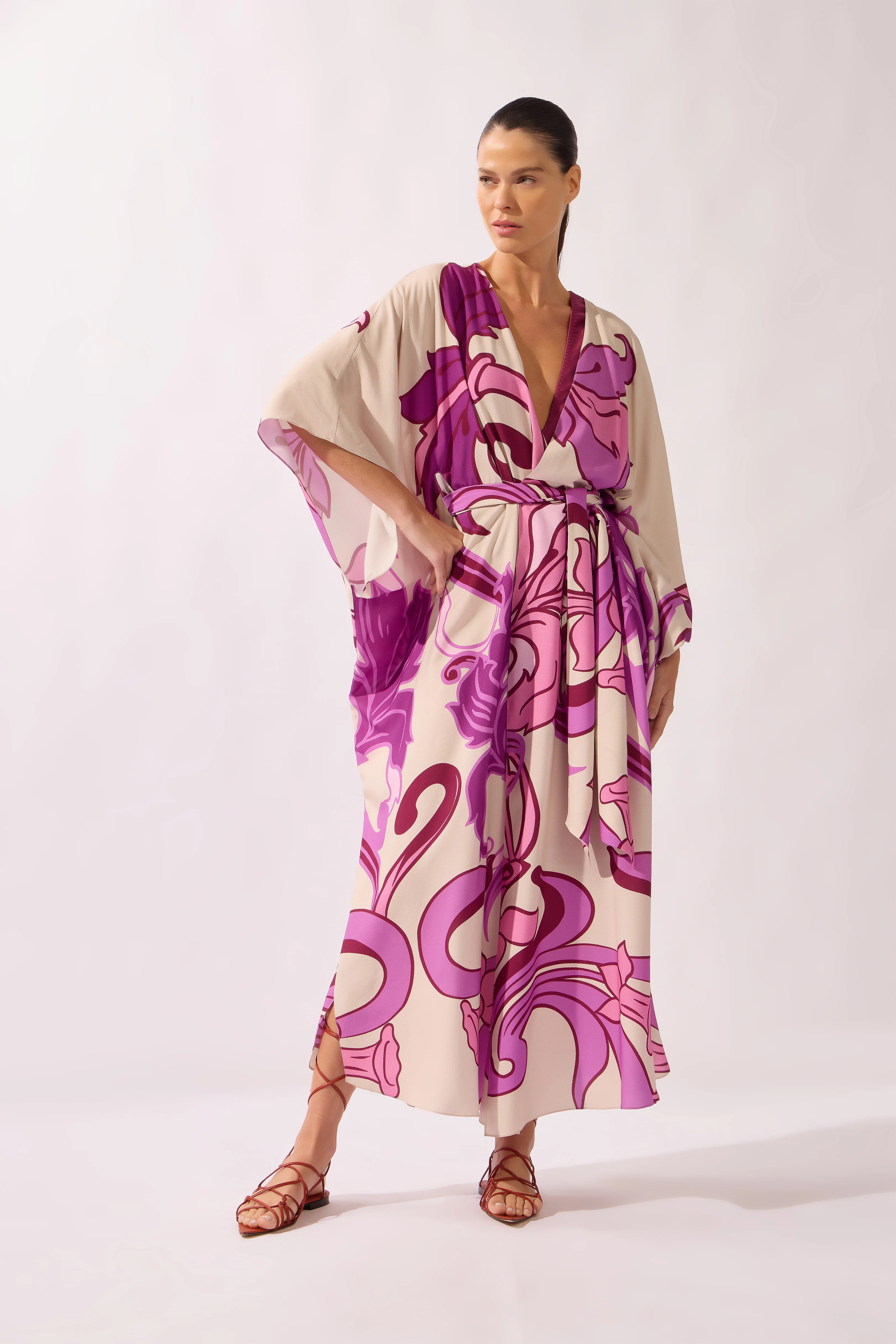 Alpine Flower Maxi Robe