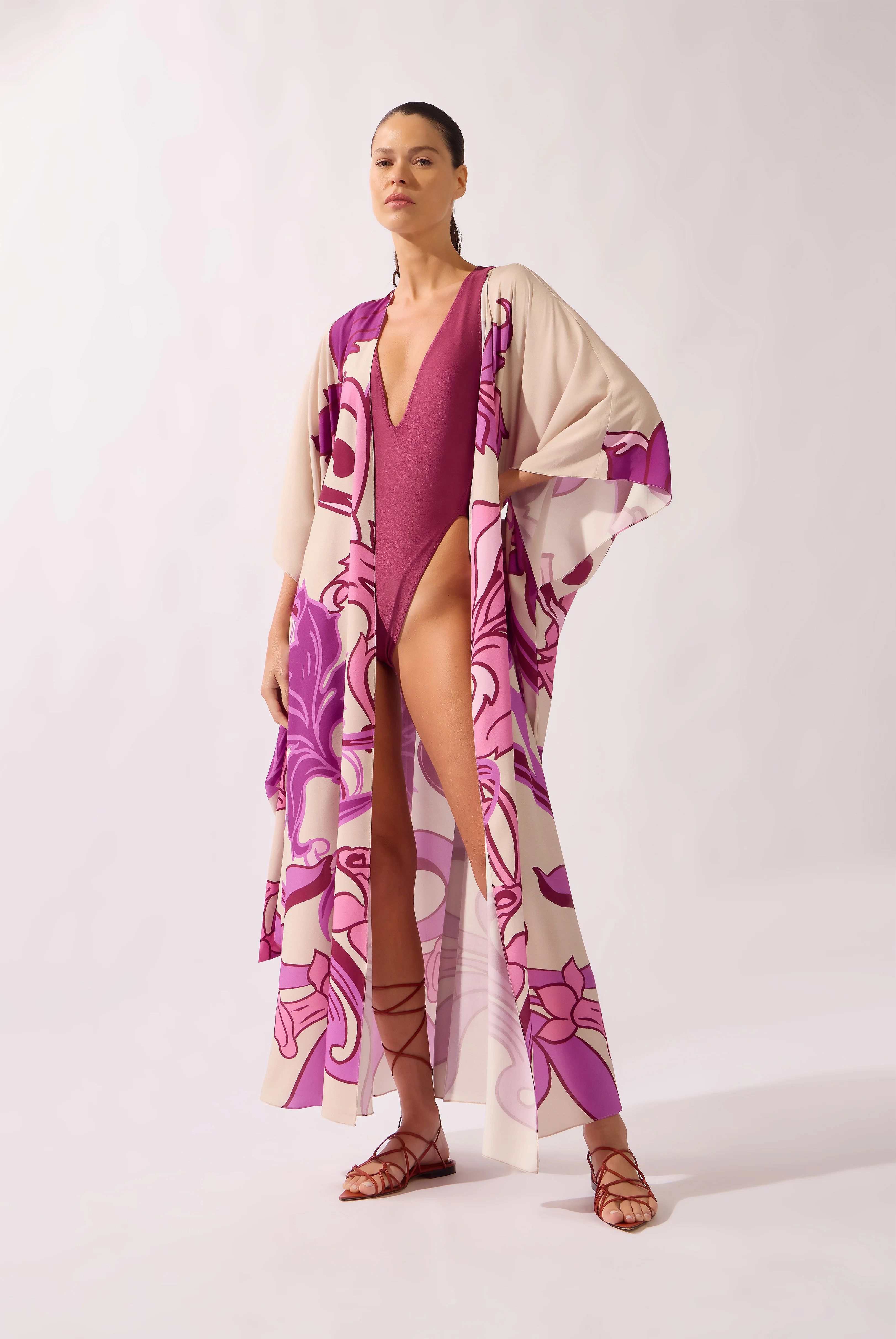 Alpine Flower Maxi Robe - Image 2