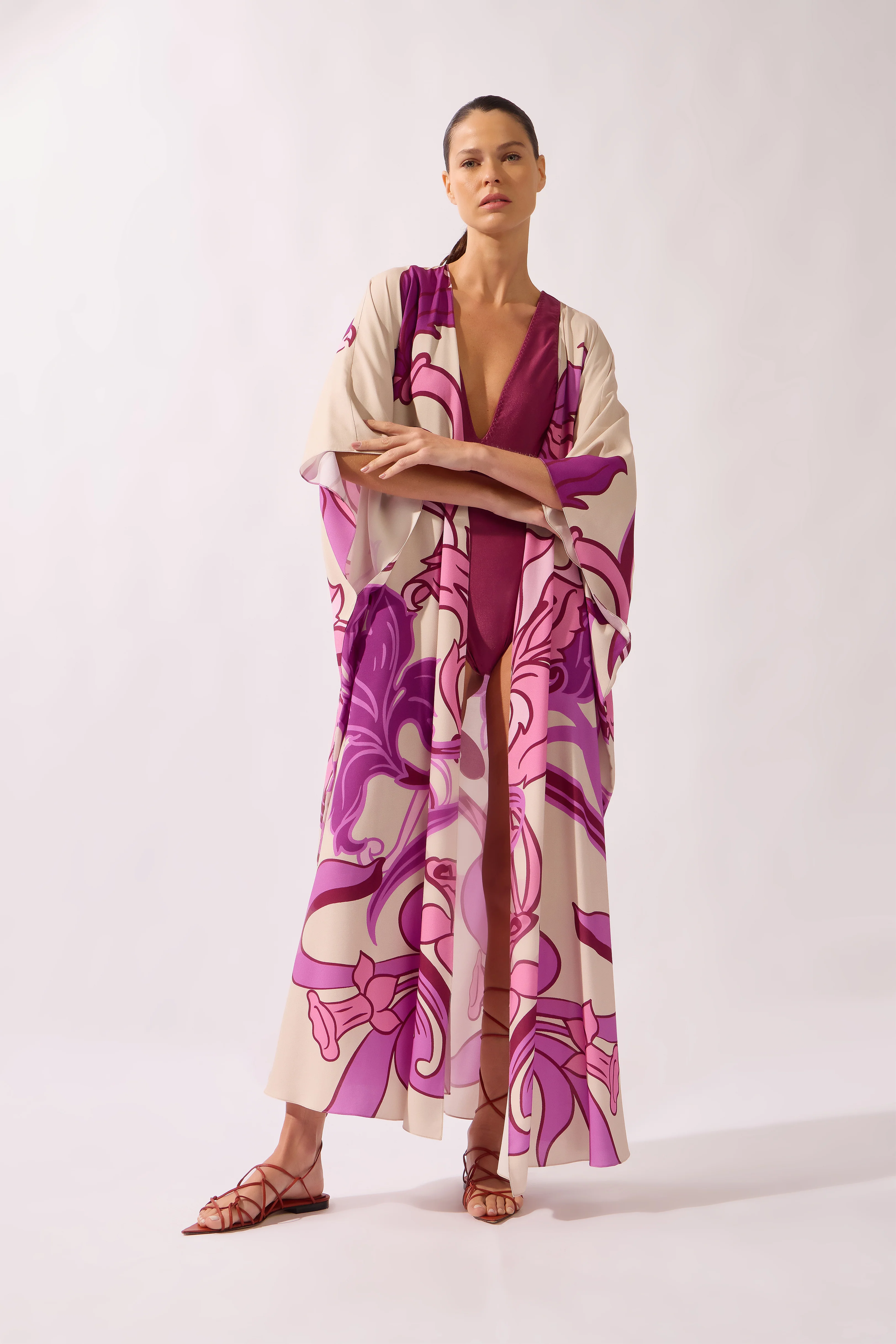 Alpine Flower Maxi Robe - Image 4