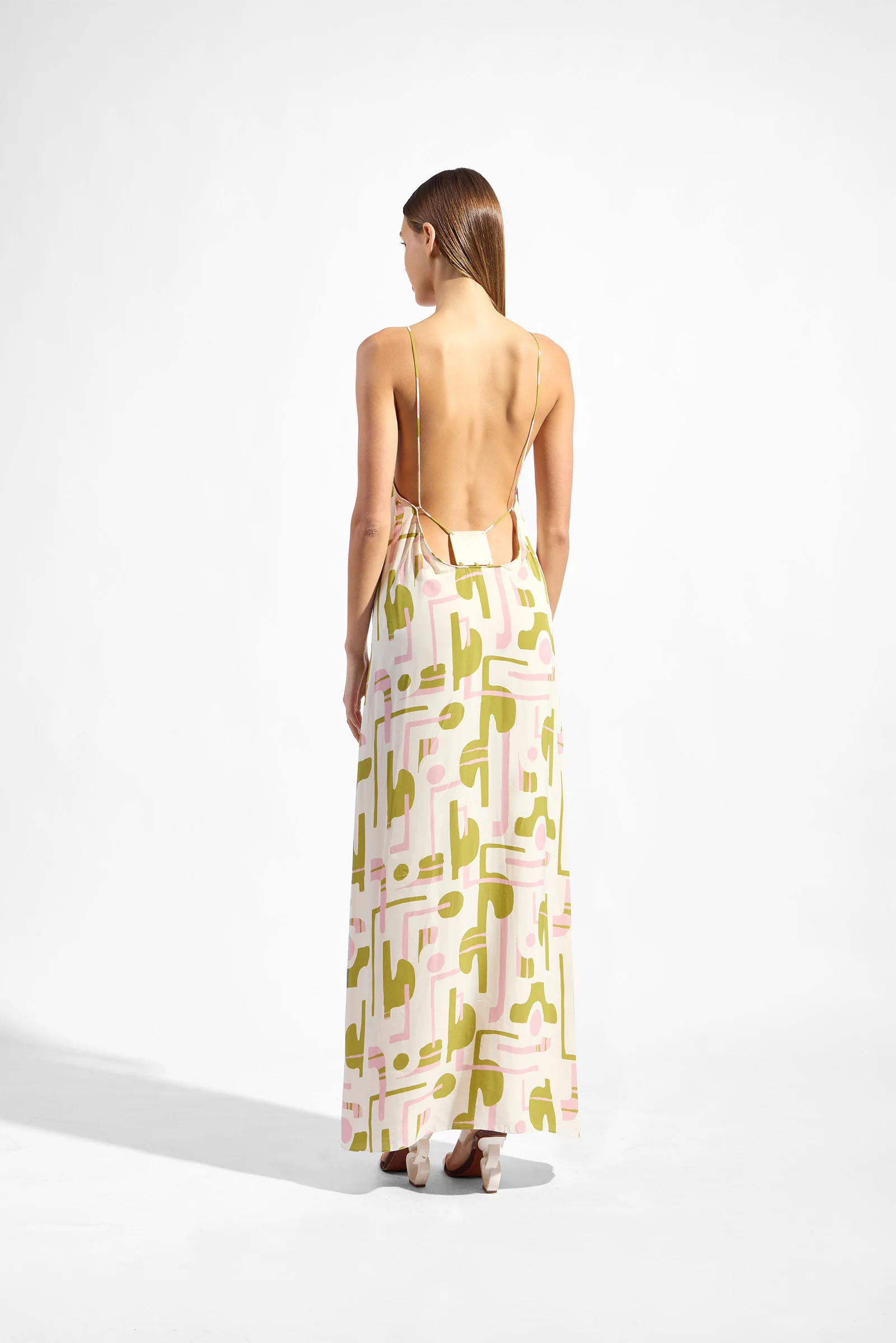 Balearic Bare Back Maxi Dress