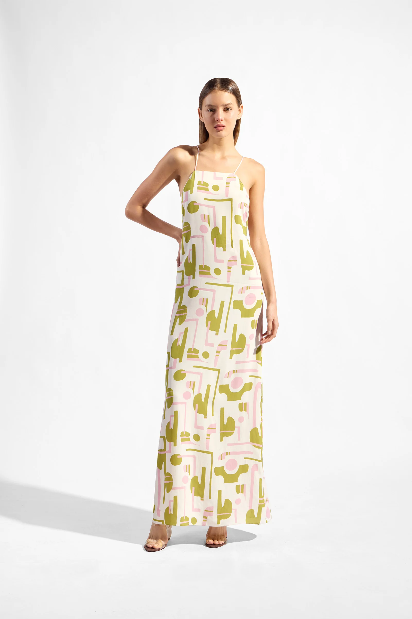 Balearic Bare Back Maxi Dress - Image 2