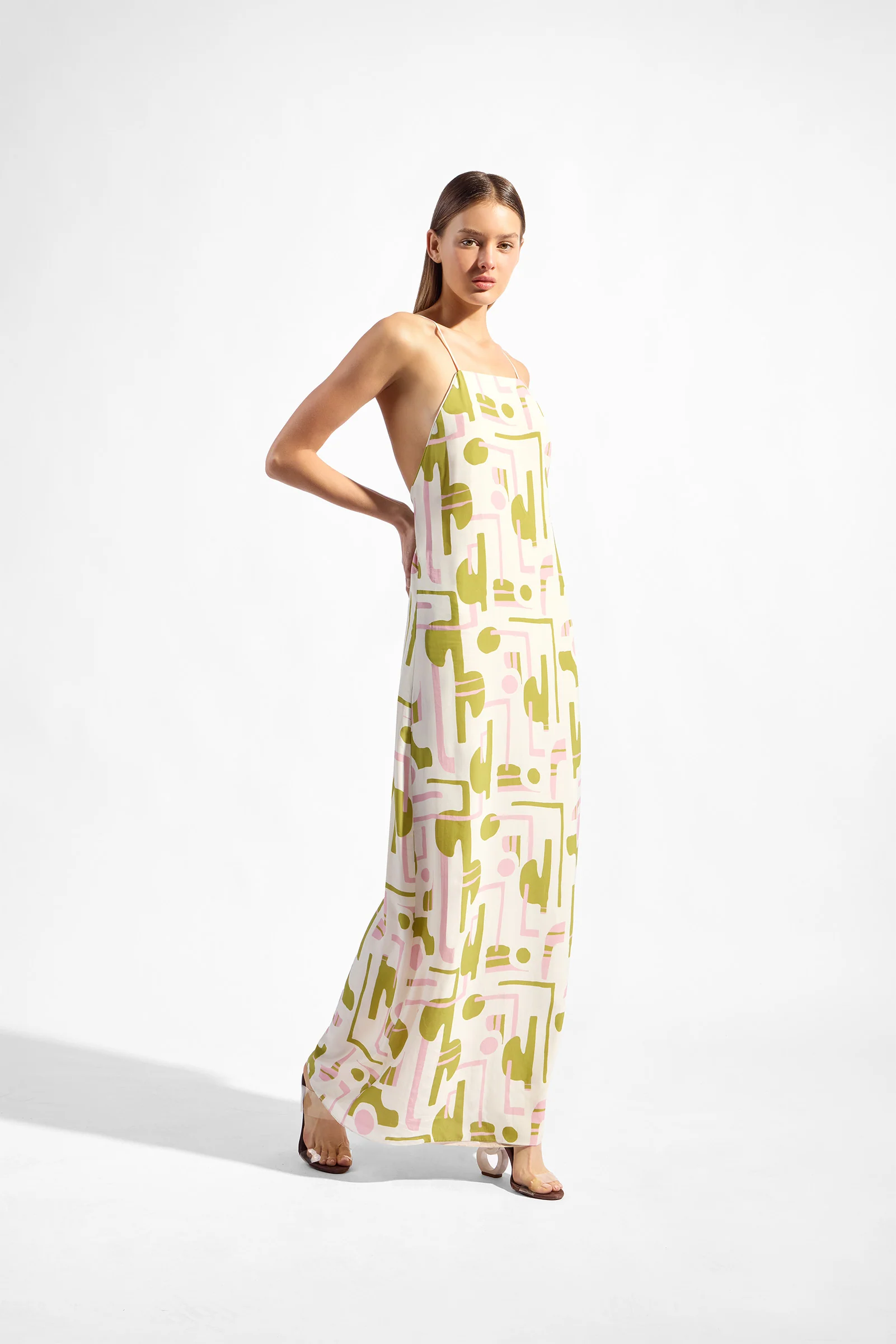 Balearic Bare Back Maxi Dress - Image 4