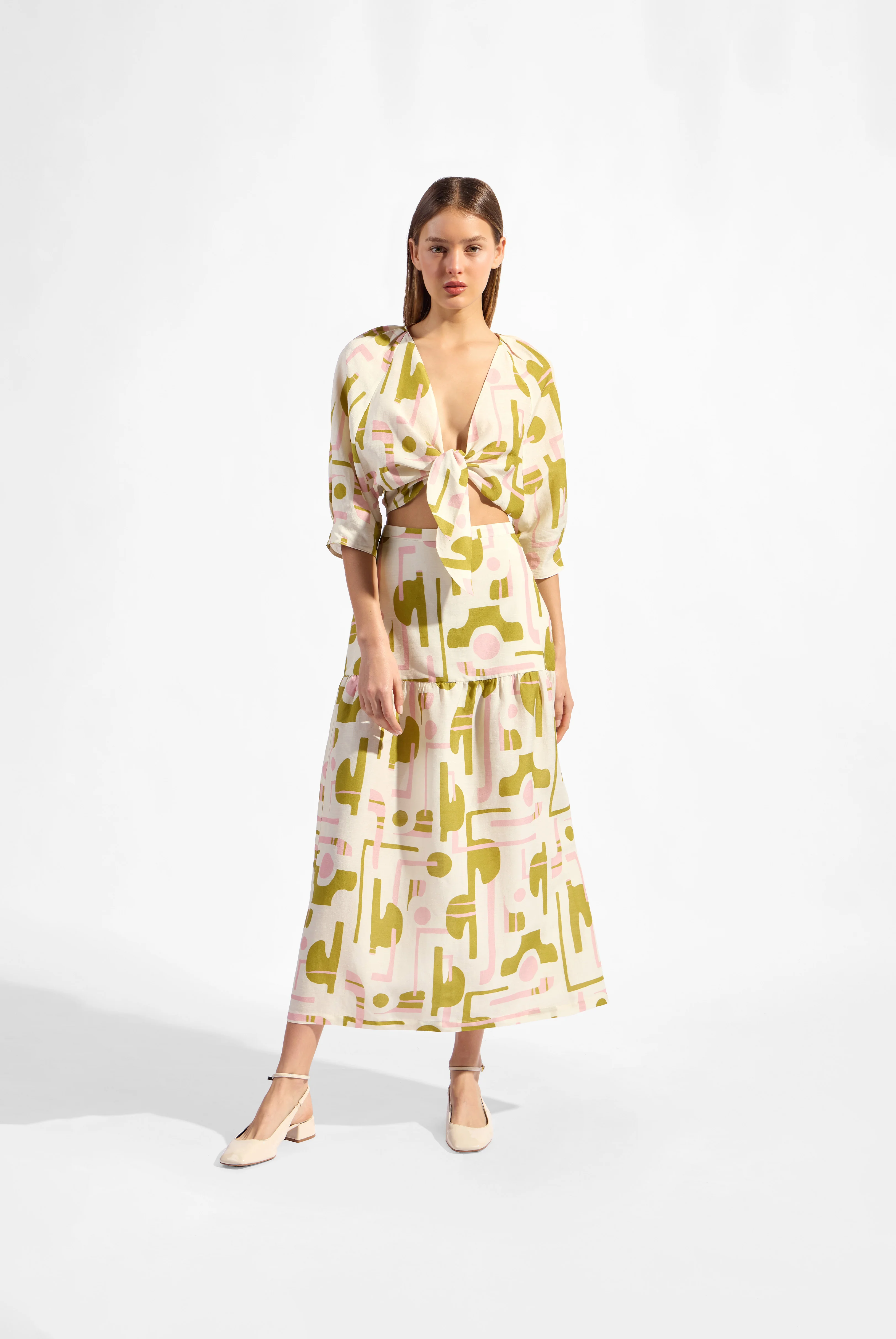 Balearic Midi Skirt