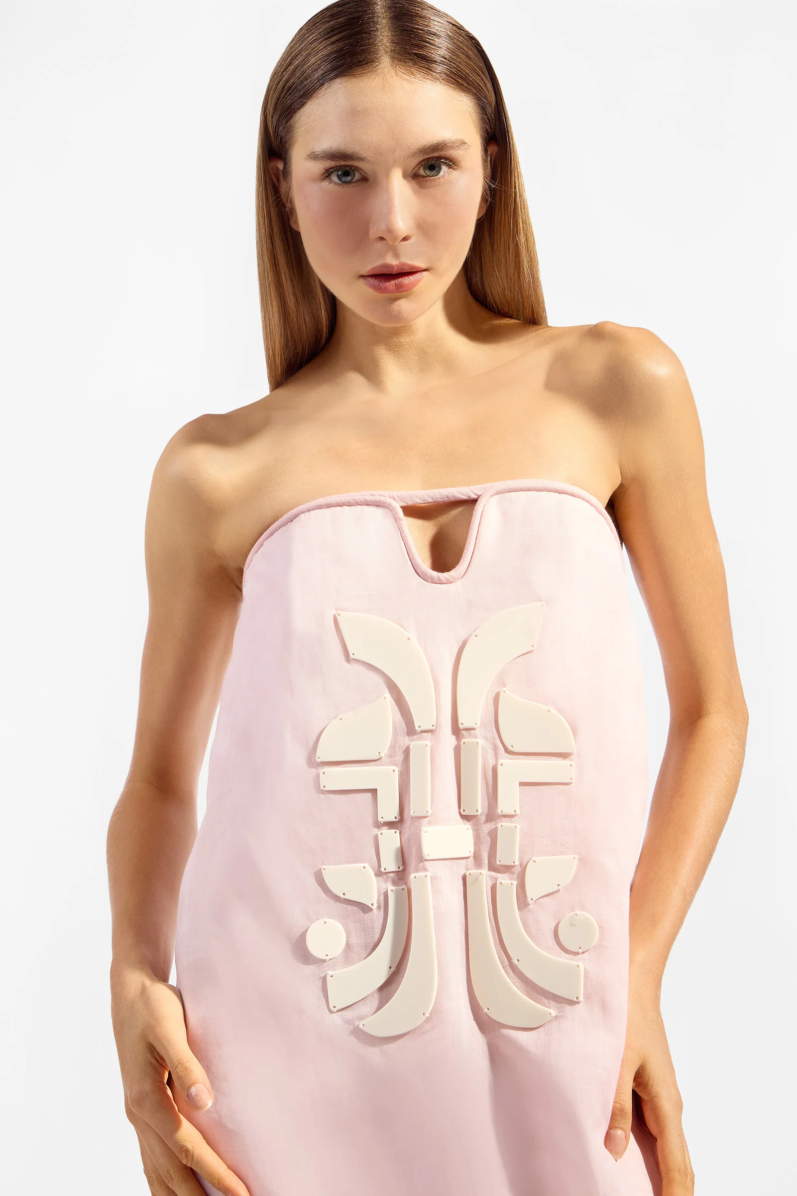 Balearic Mosaic Mini Dress - Image 3
