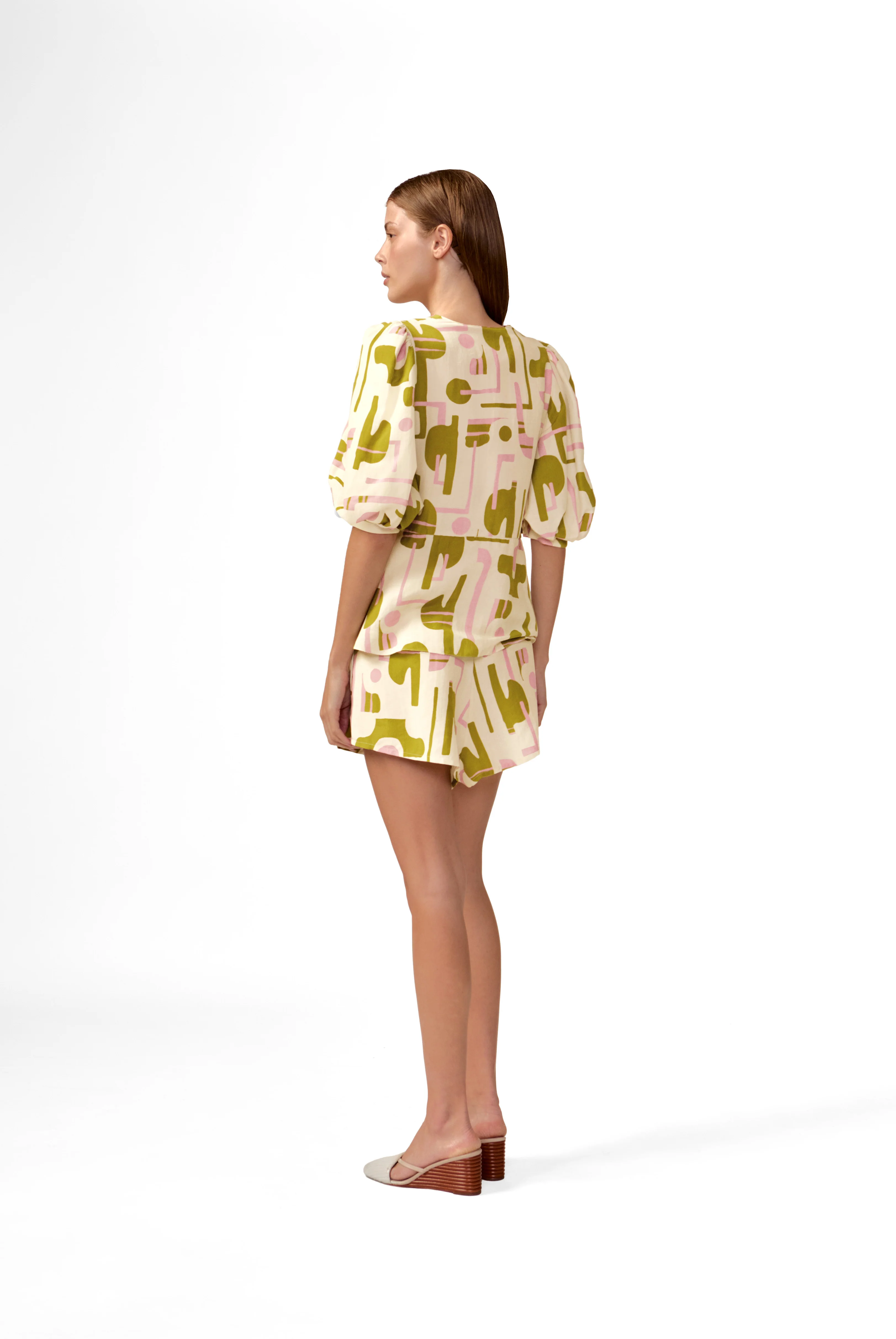 Balearic Puff Sleeve Blouse - Image 2