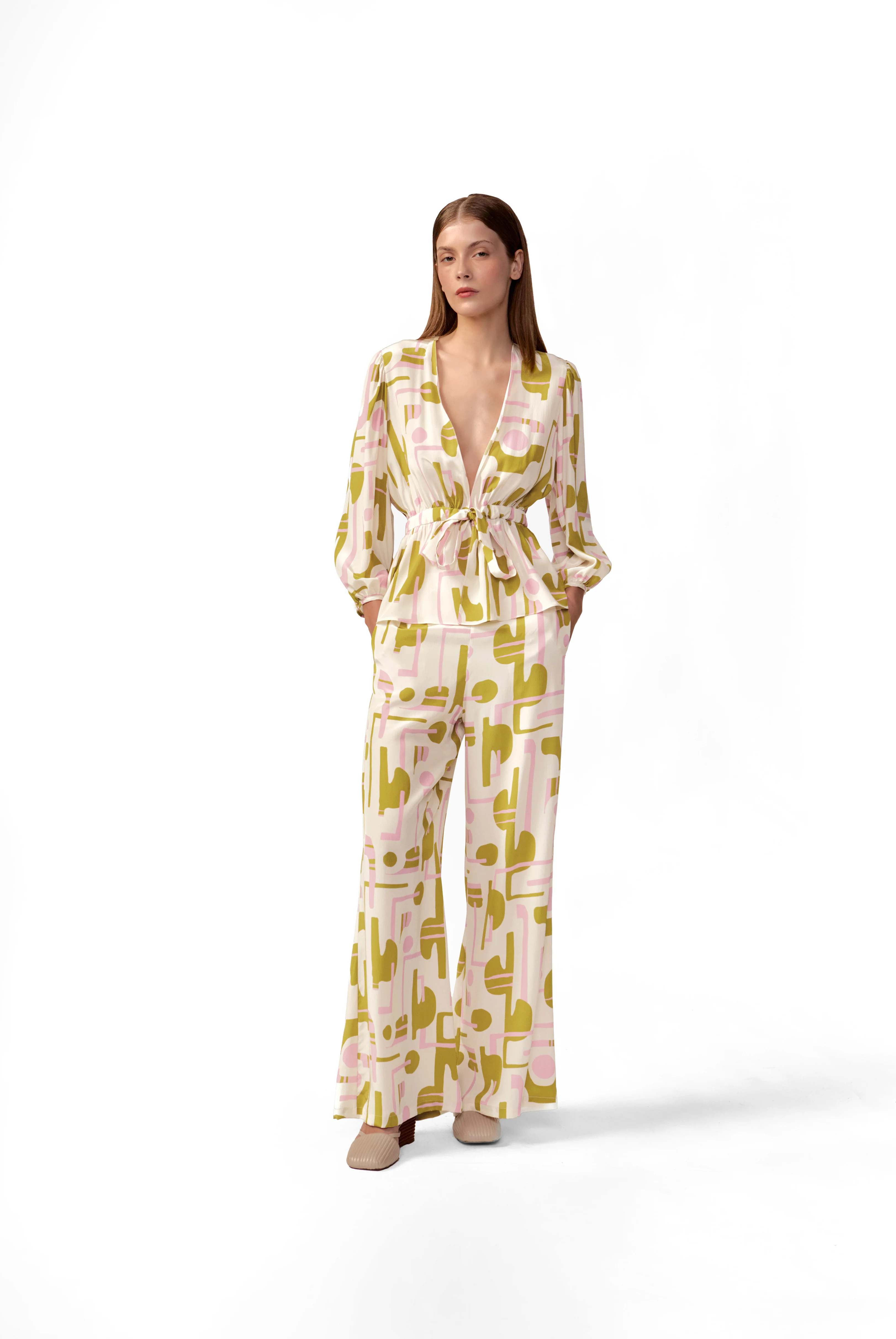 Balearic Voluminous Sleeves Blouse