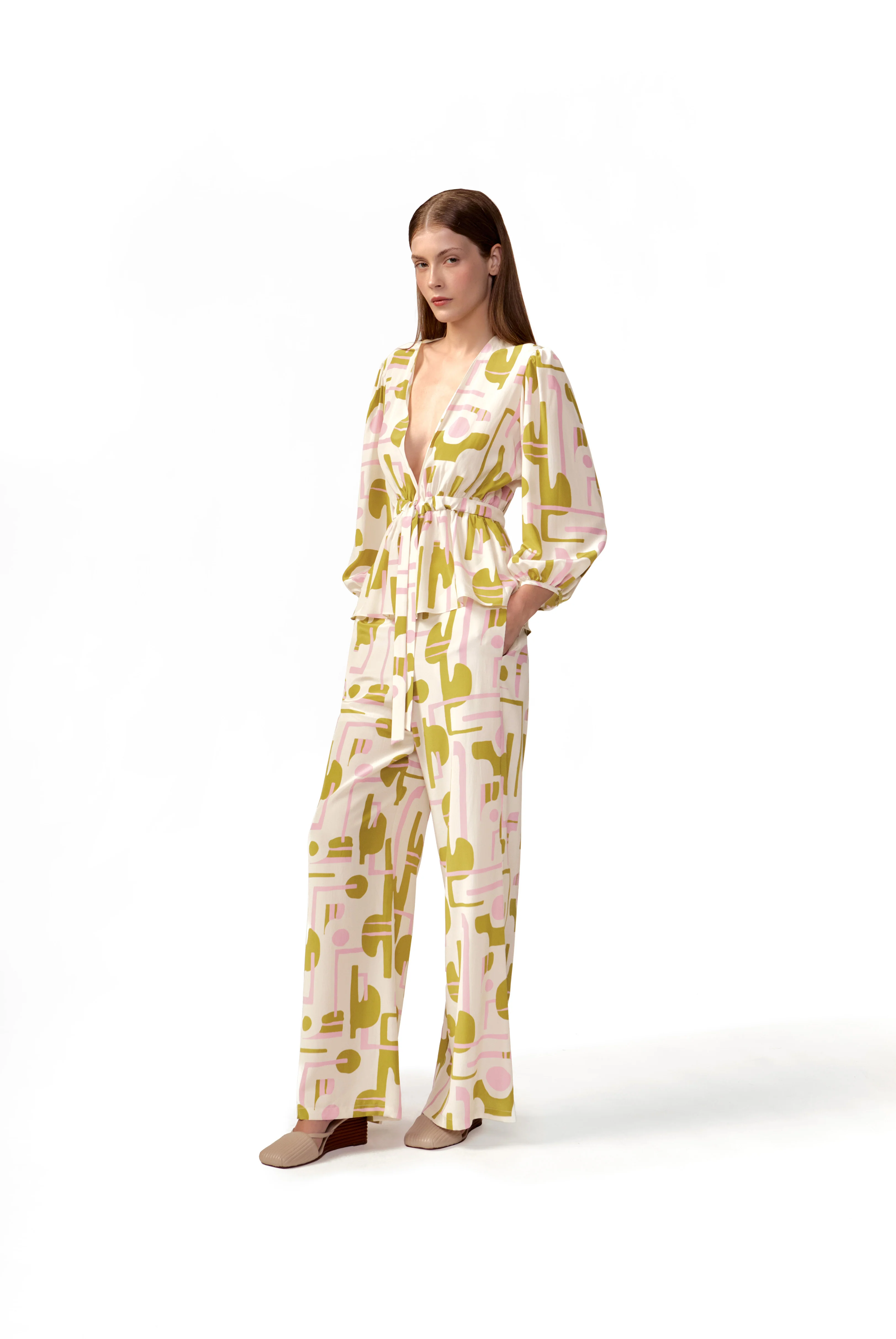 Balearic Voluminous Sleeves Blouse - Image 3