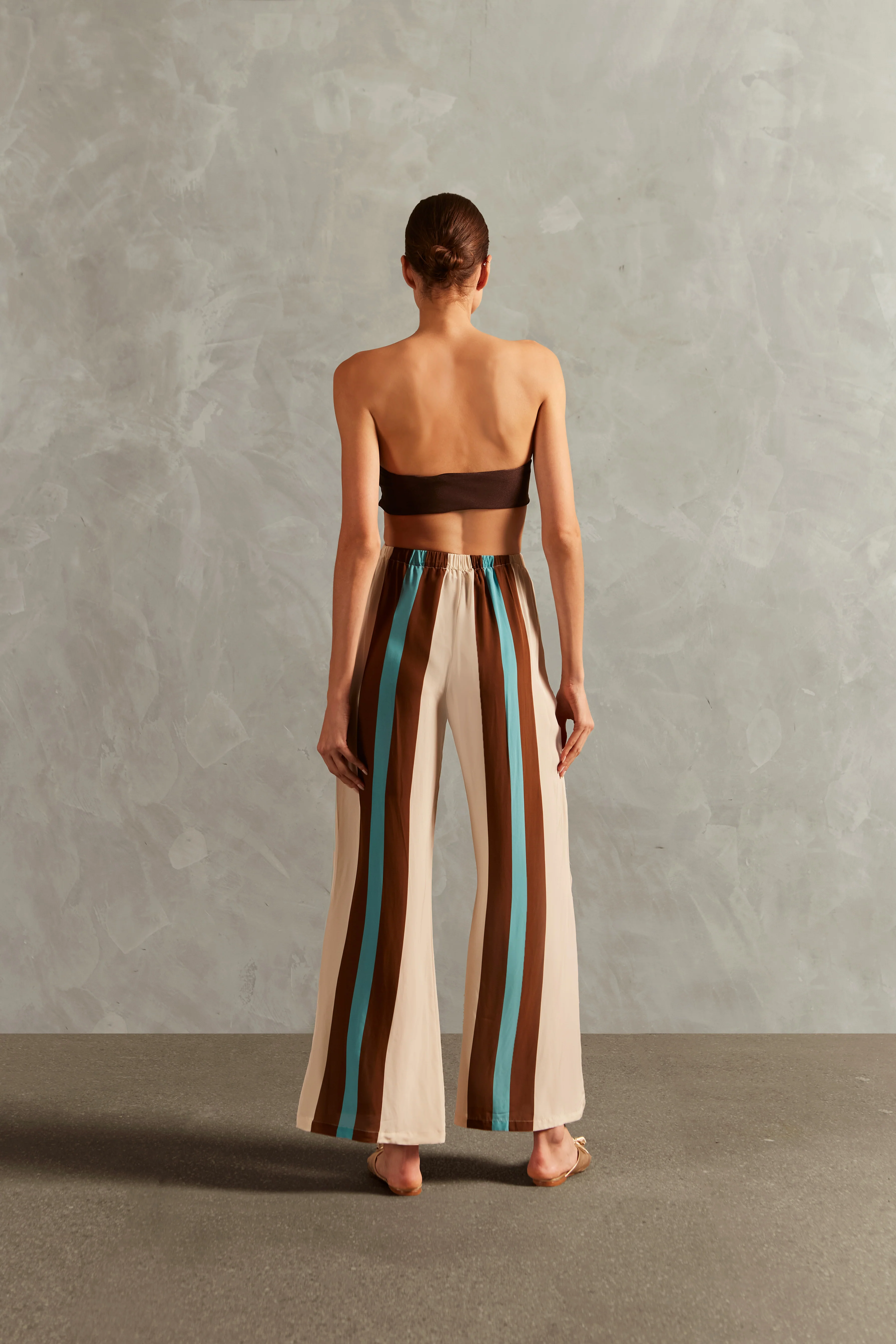 Bold Stripes Wide-Leg Pants - Image 3