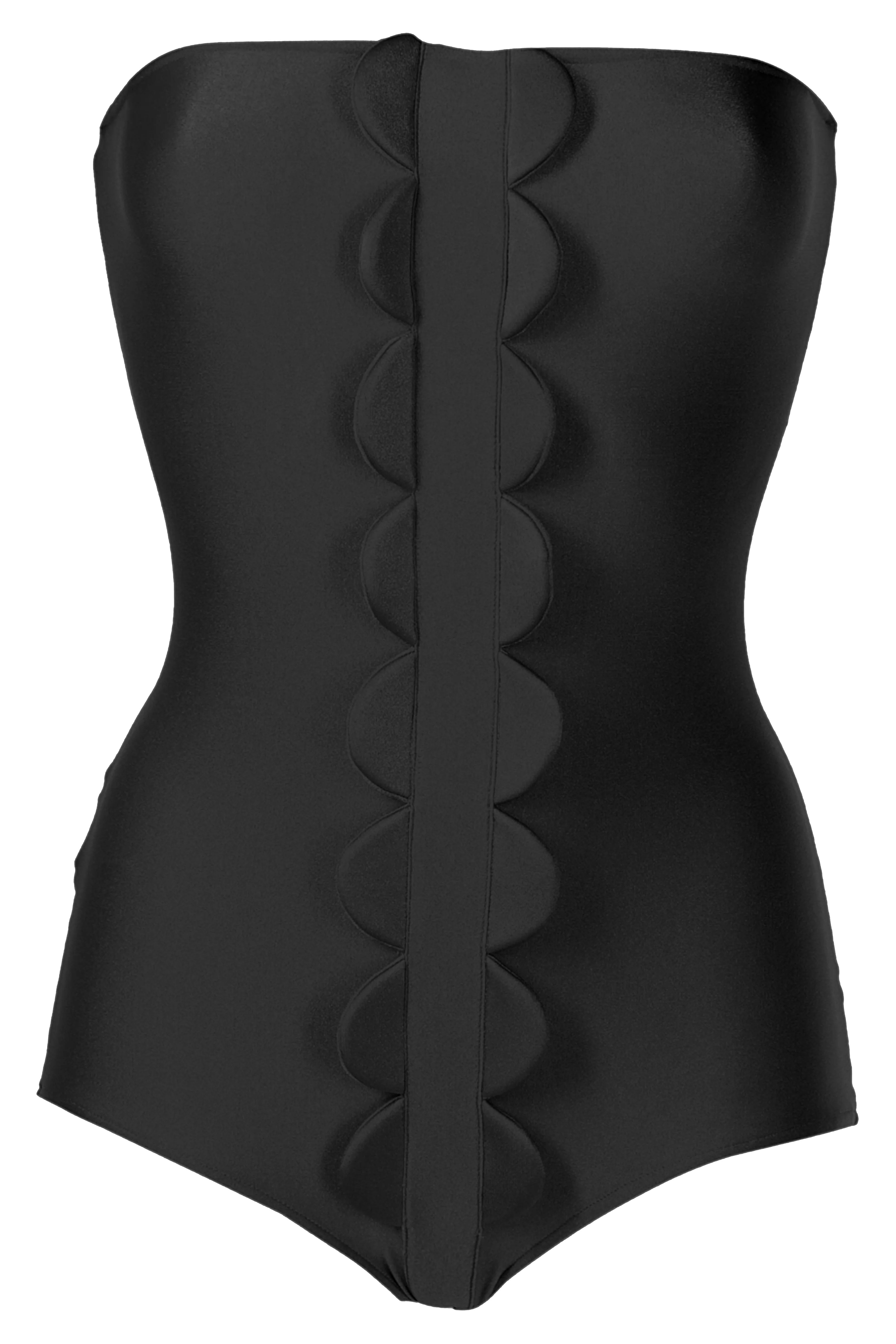 Bubble Strapless Detailed Swimsuit - Image 8