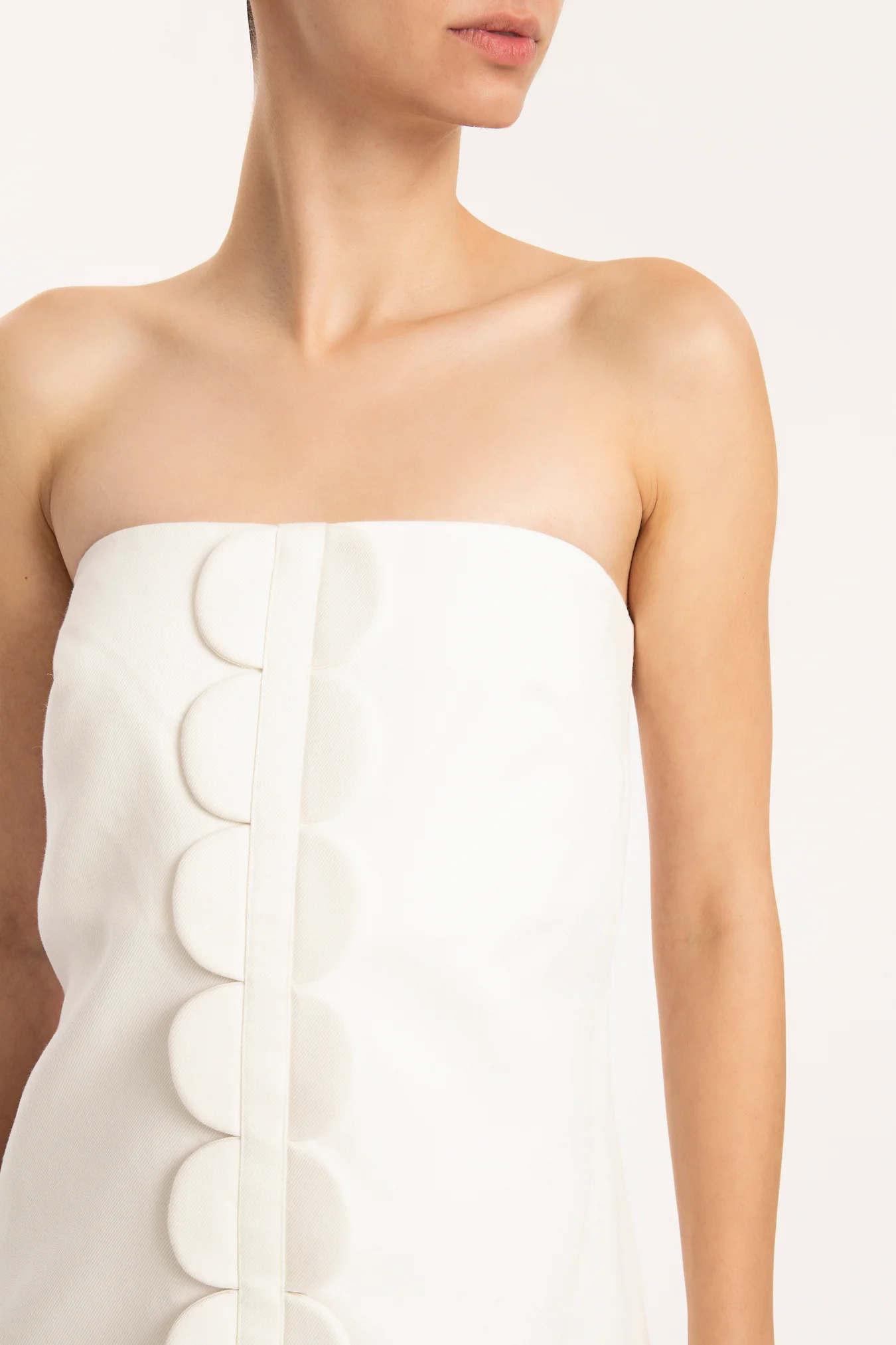 Bubble Strapless Short Dress - Image 3