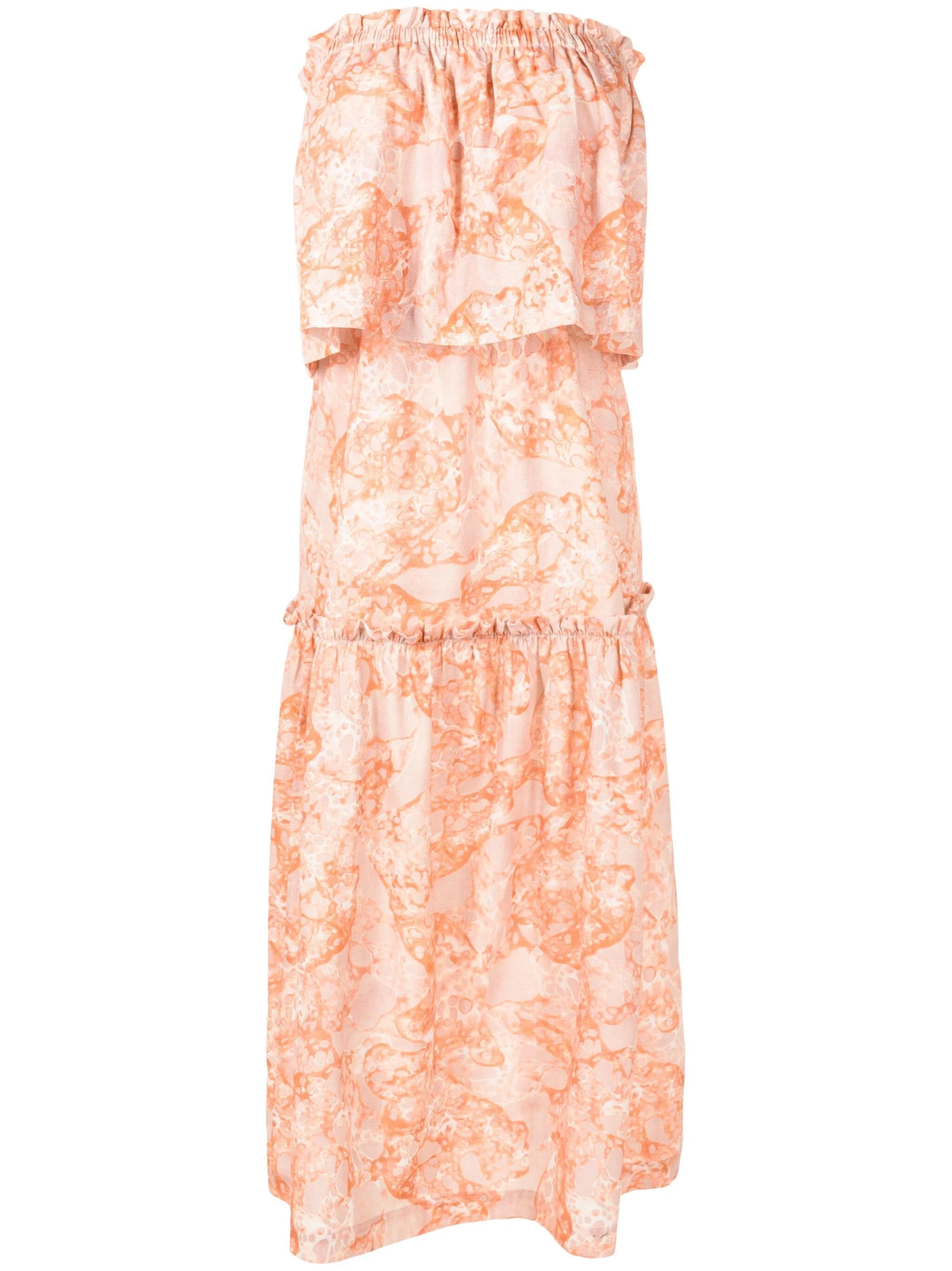 Bulles De Mer Ruffled Long Dress - Image 3