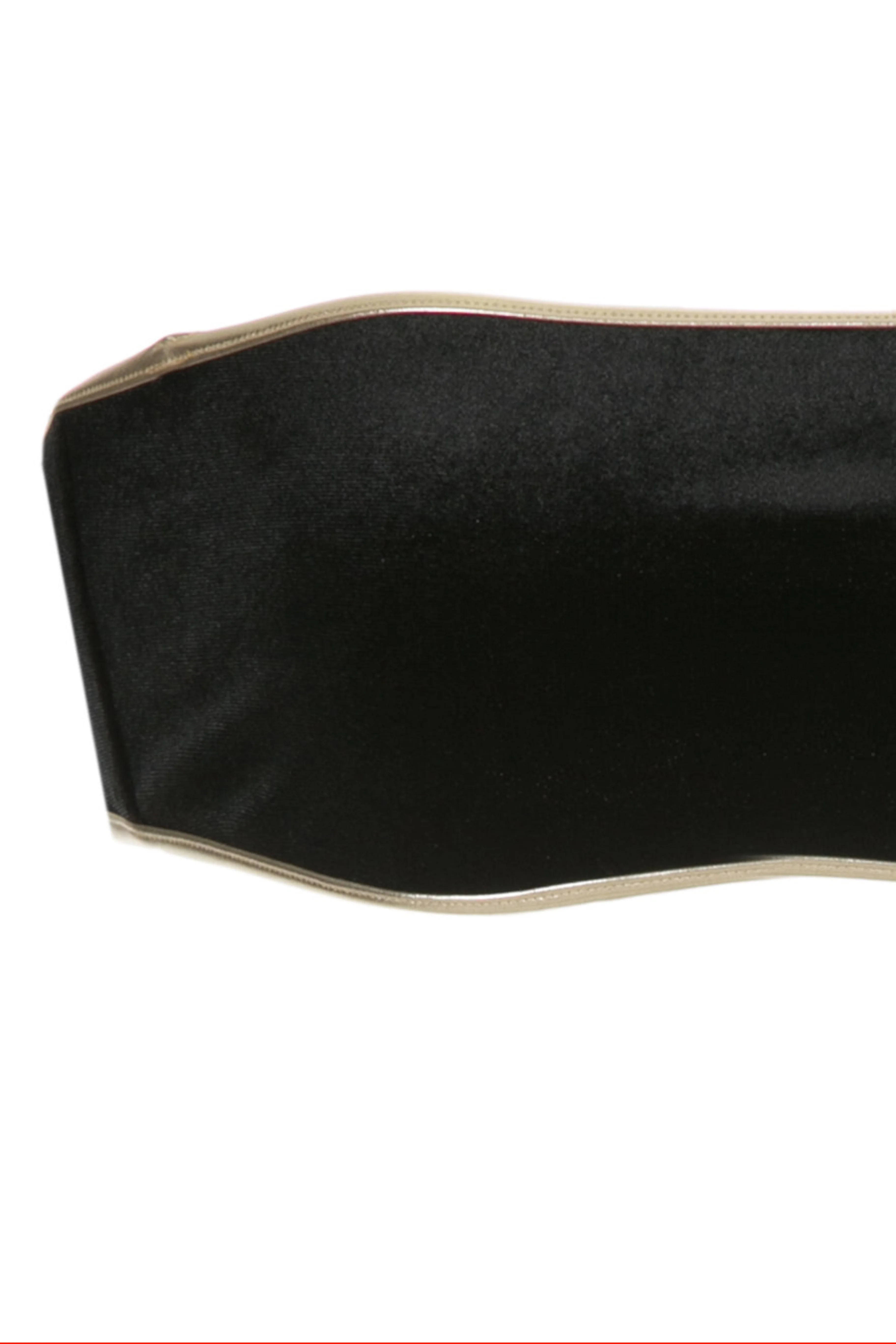 Cavaliere Velvet Hot Pants Bikini with Gold Detail - Image 5