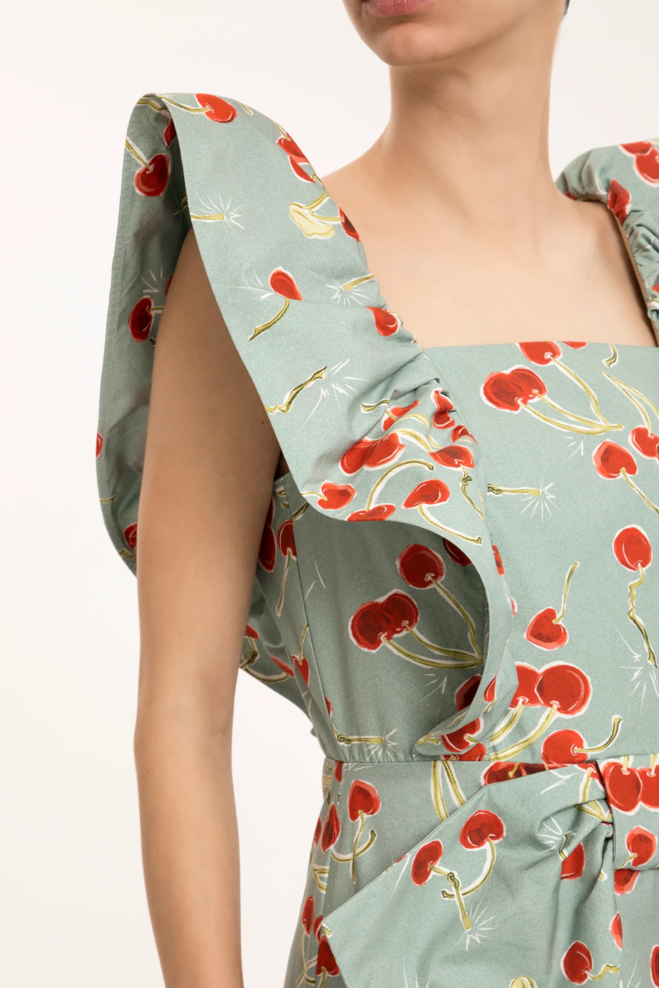 Cherry Bomb Ruffled Long Dress - Image 2
