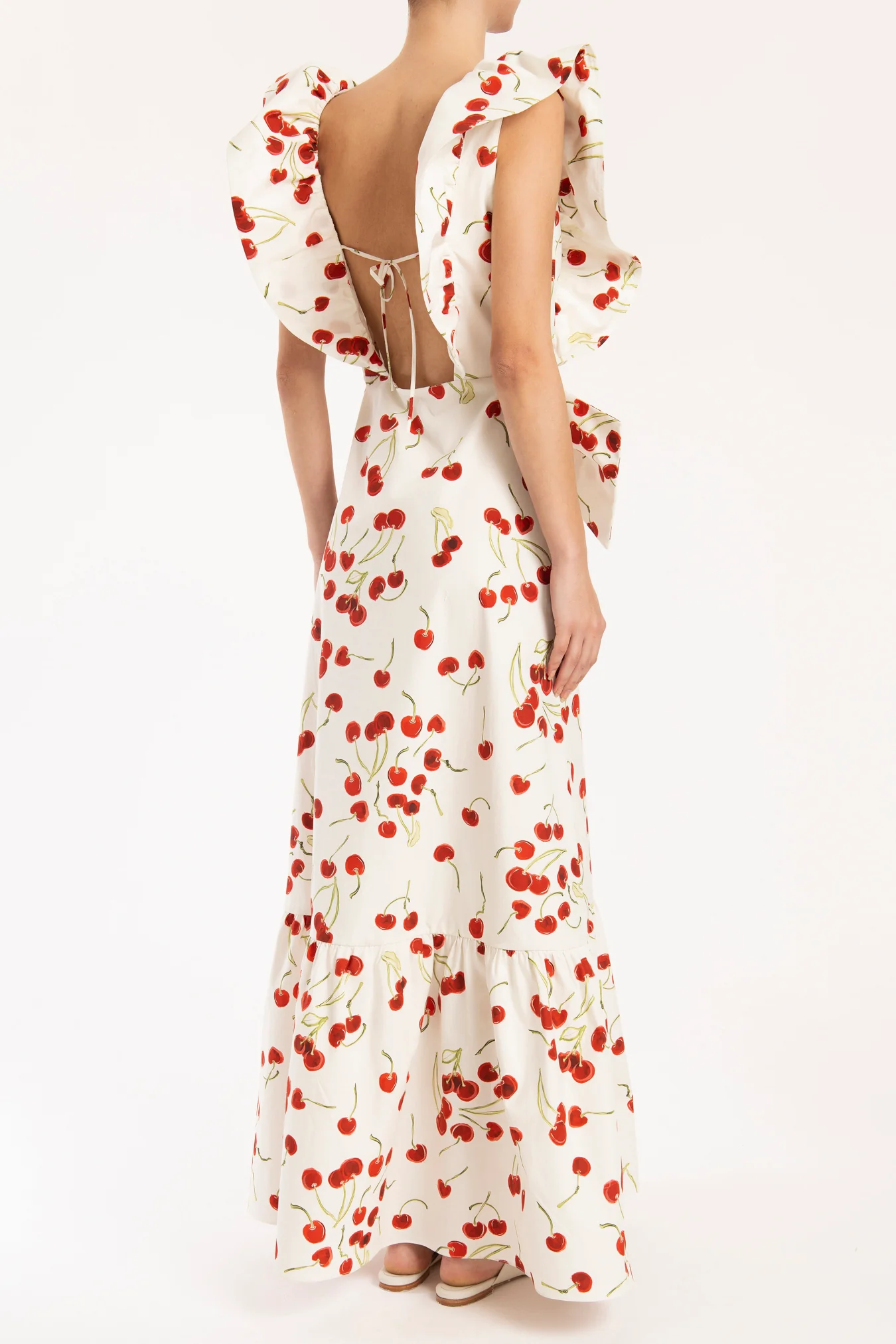 Cherry Bomb Ruffled Long Dress - Image 5