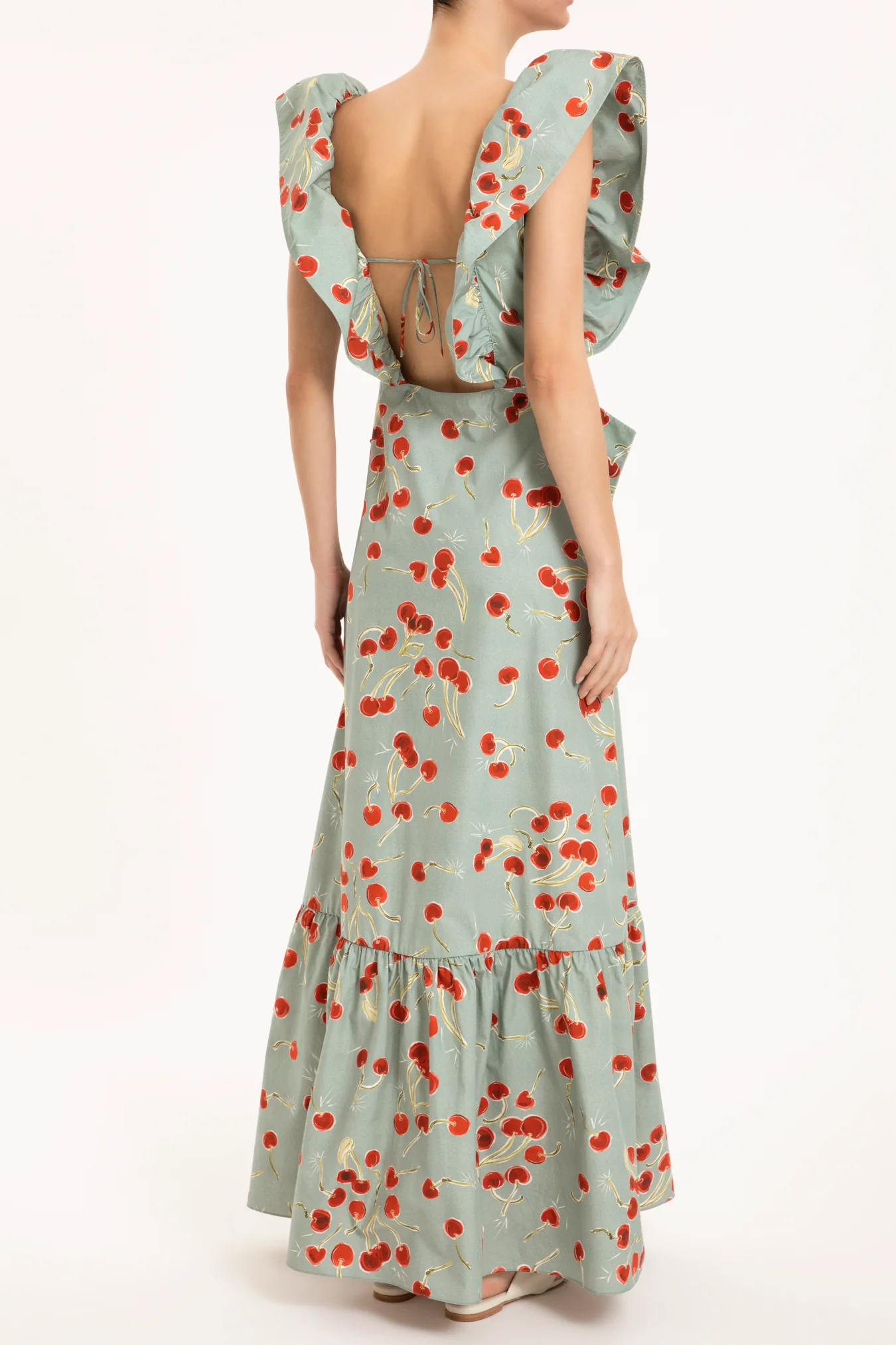 Cherry Bomb Ruffled Long Dress - Image 6