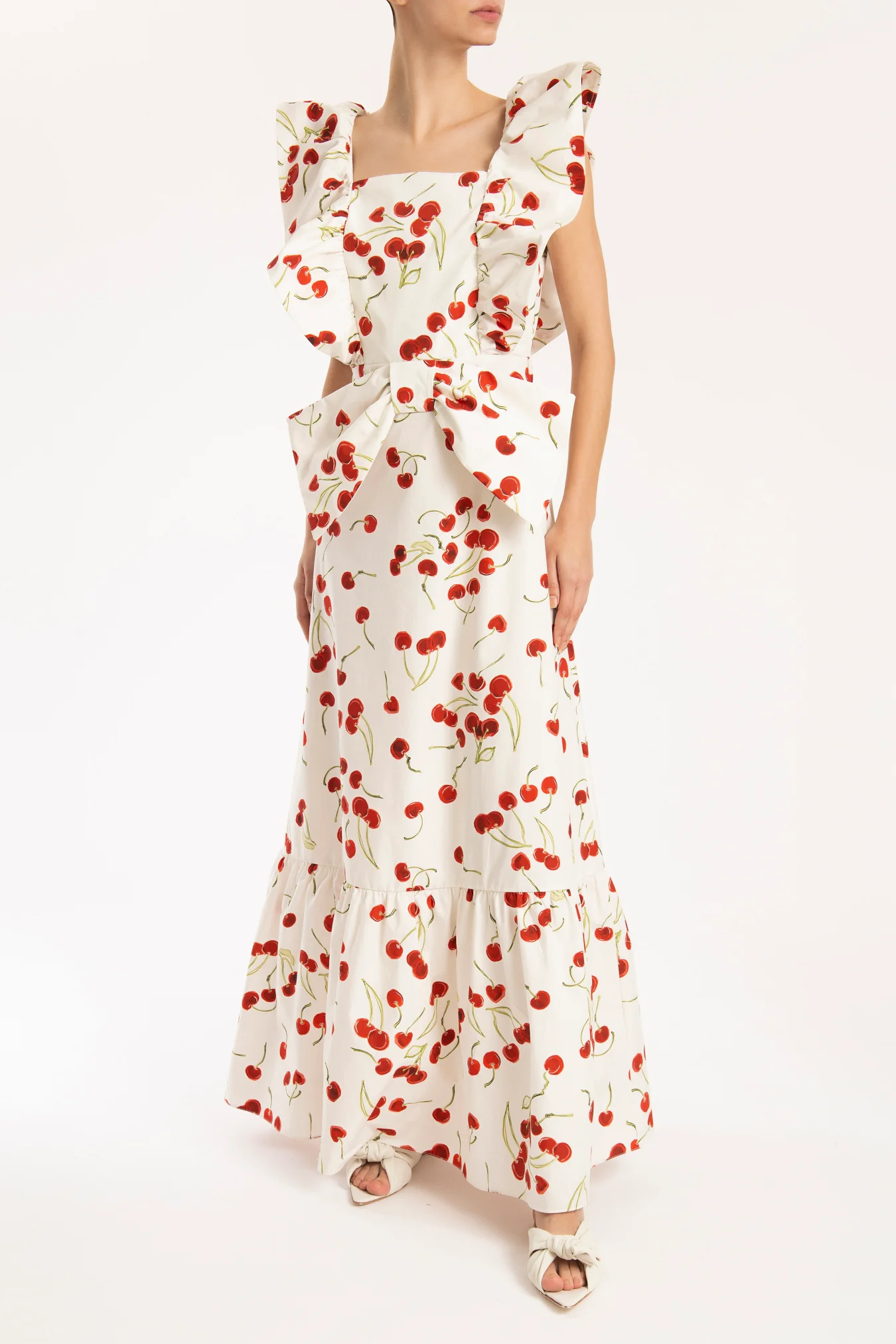 Cherry Bomb Ruffled Long Dress - Image 7