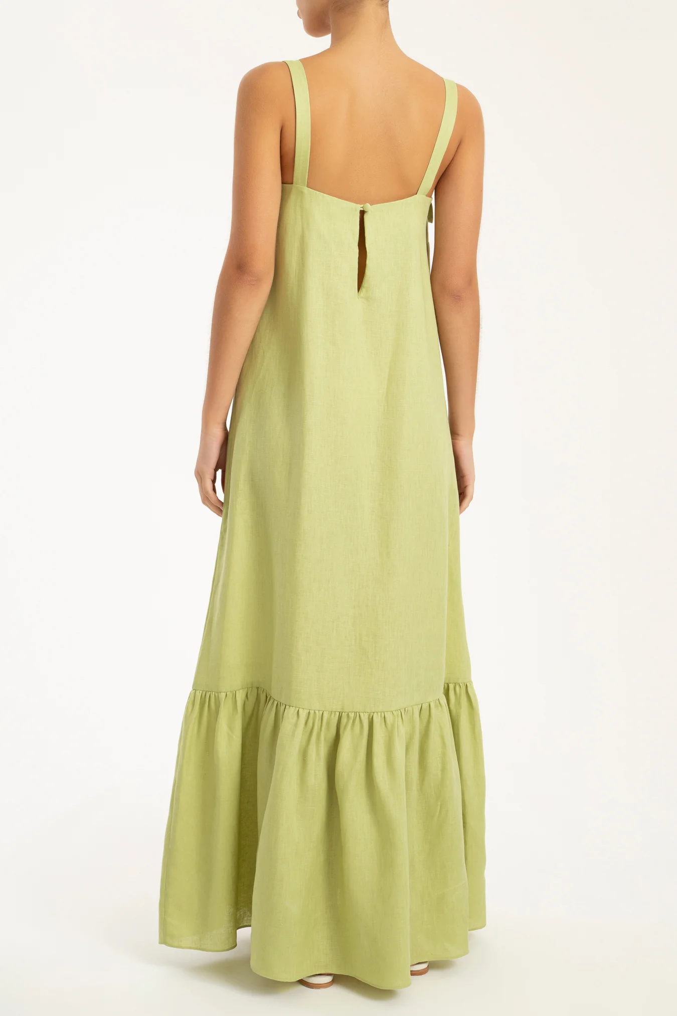 Cherry Bomb Solid Long Dress With Straps - Image 5