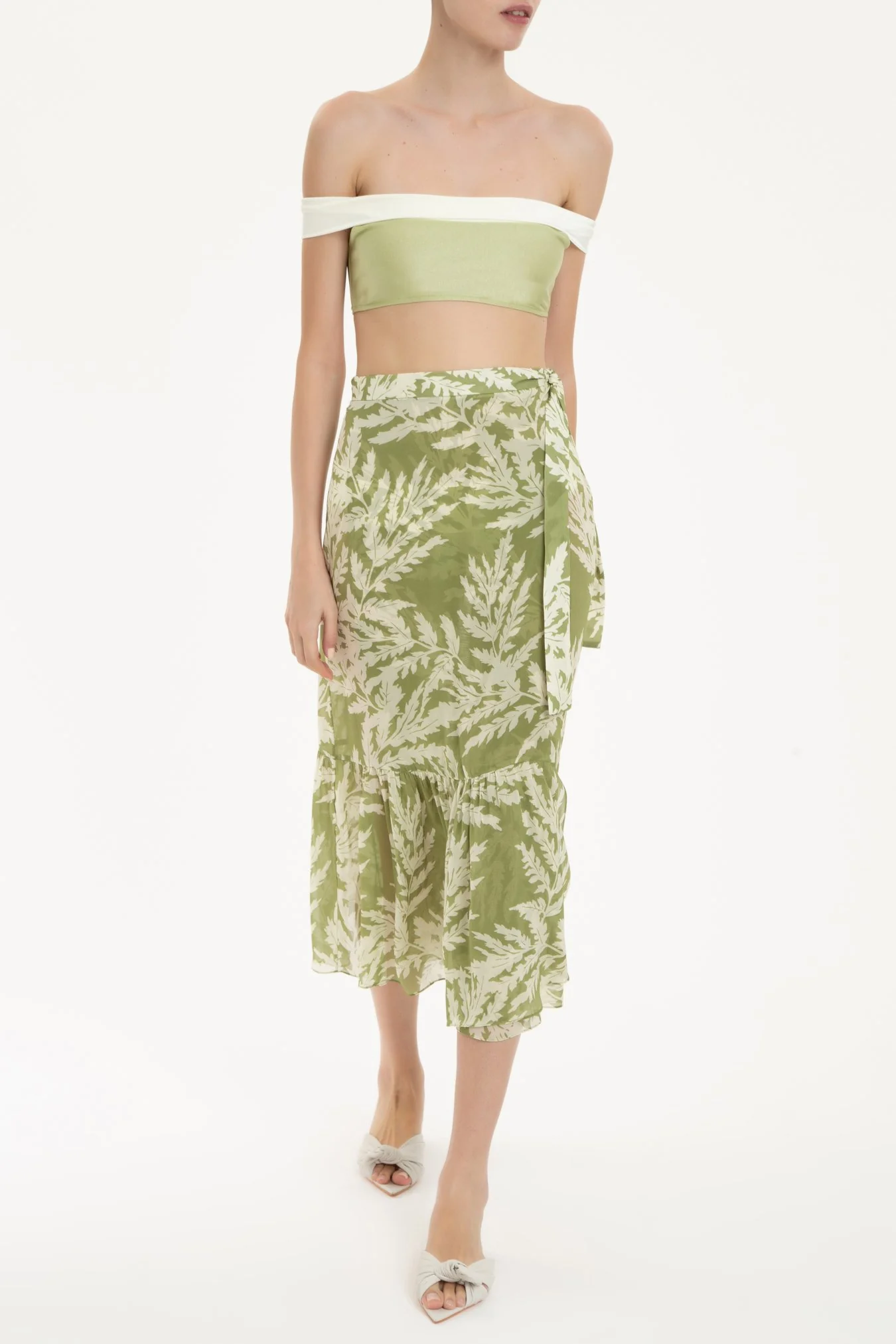 Classic Foliage Pareo Skirt - Image 5