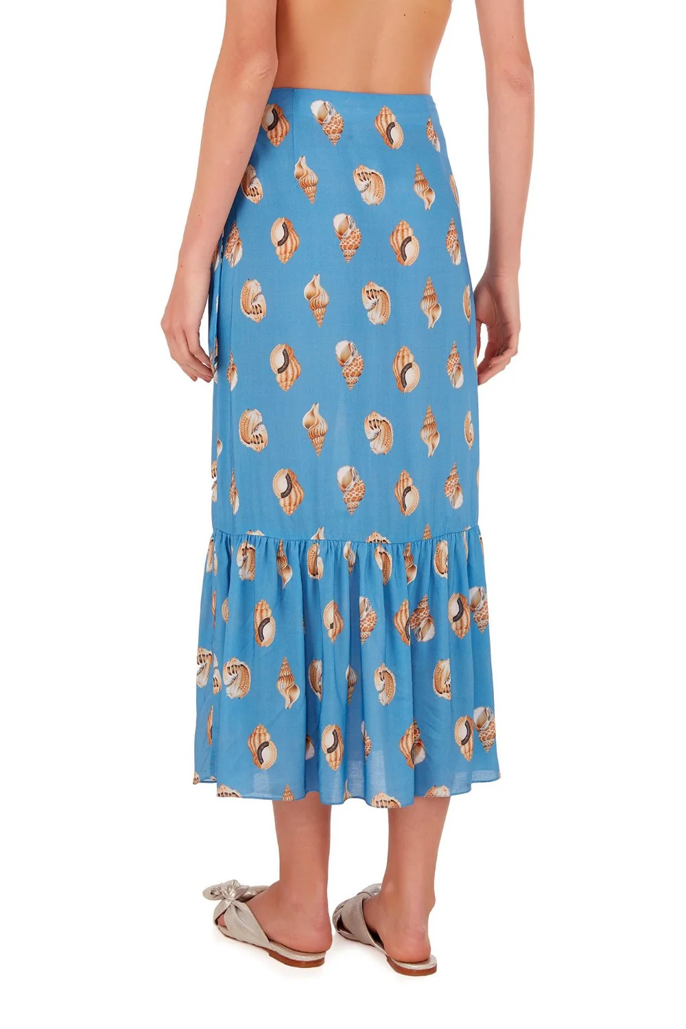 Conchiglie Midi Skirt With Ruffles - Image 3