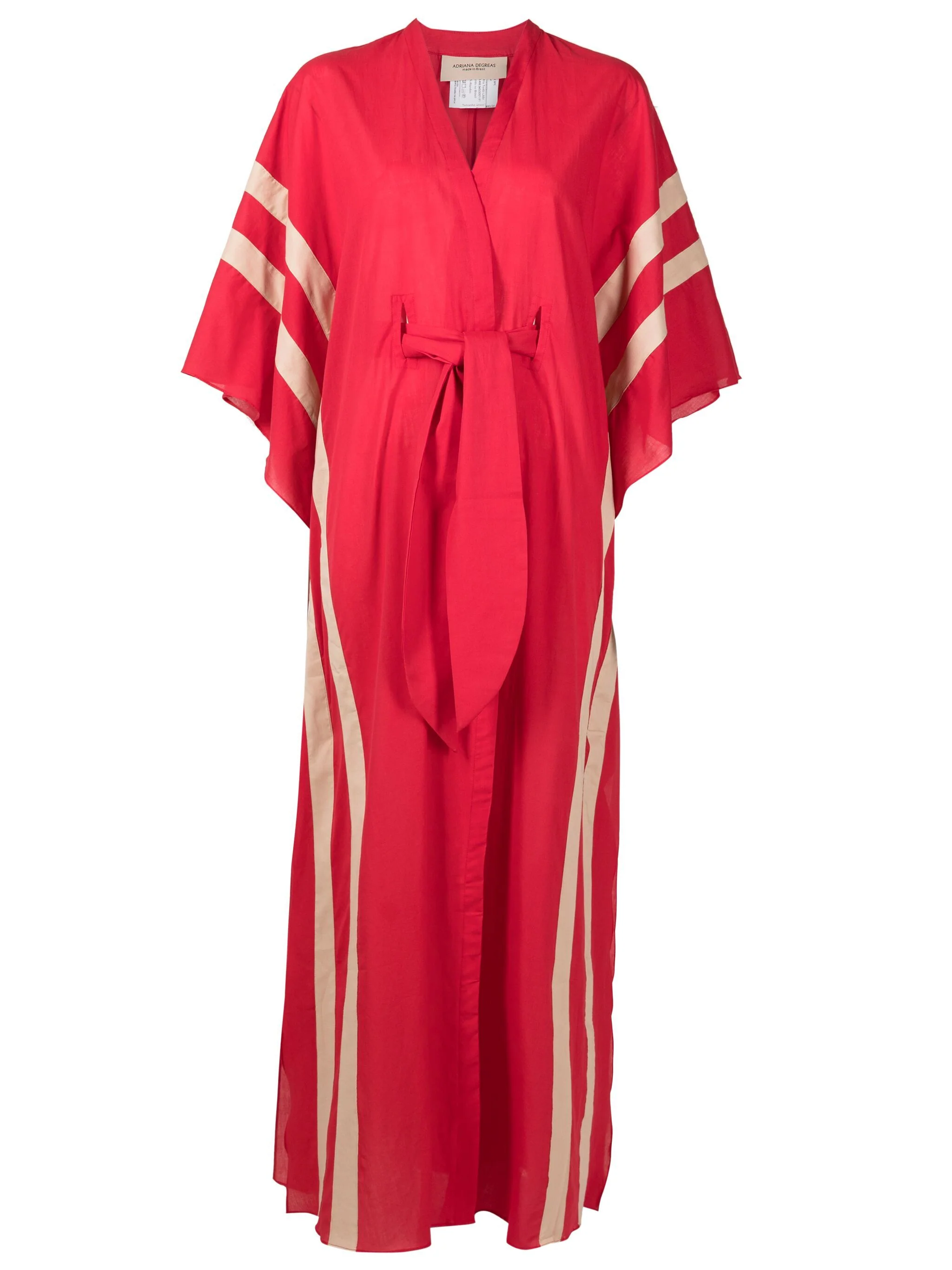 Cotton Chambray Long Kaftan With Sash - Image 5