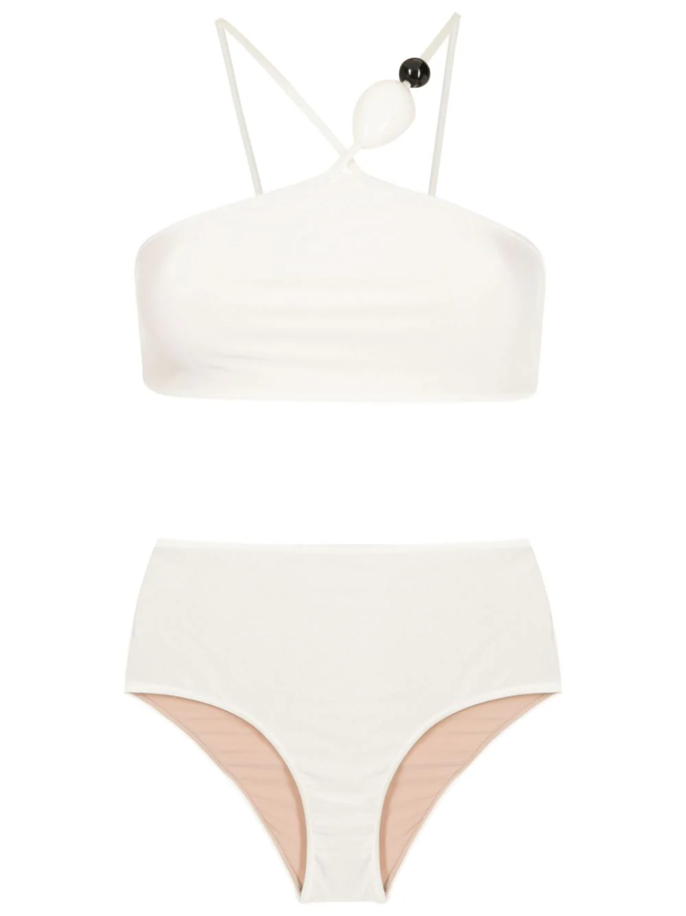 Deco Solid High-Waisted Bikini - Image 6