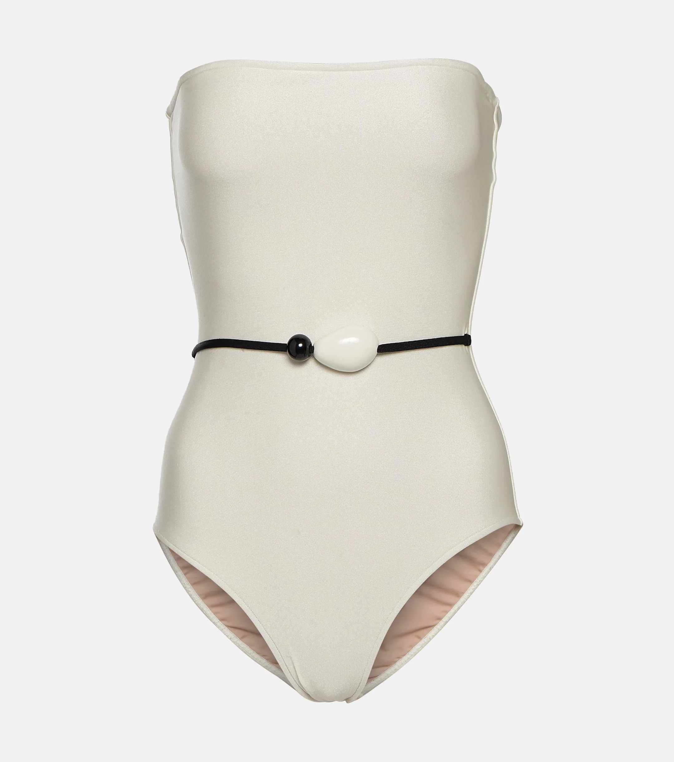 Deco Solid Strapless Swimsuit - Image 4