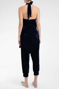 Drop-crotch Velvet Pants - Image 2