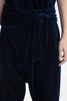 Drop-crotch Velvet Pants - Image 3