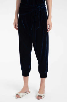 Drop-crotch Velvet Pants - Image 4