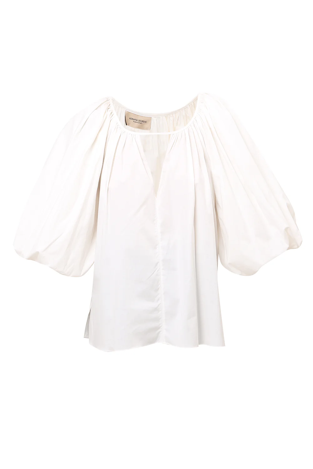 Effortless Chic Puff-Sleeved Blouse - Image 11
