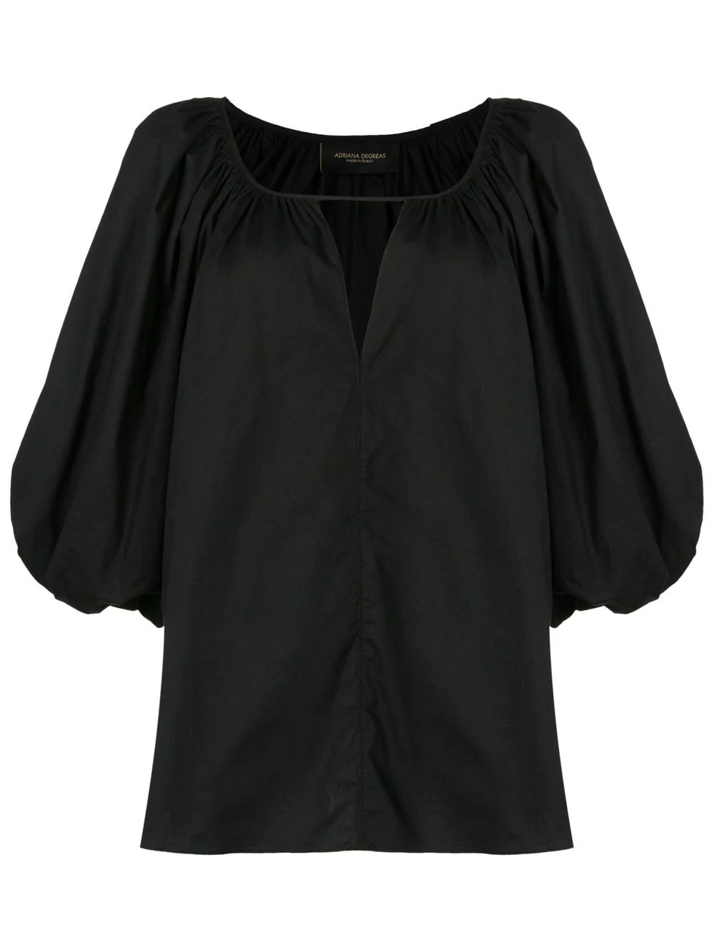 Effortless Chic Puff-Sleeved Blouse - Image 6