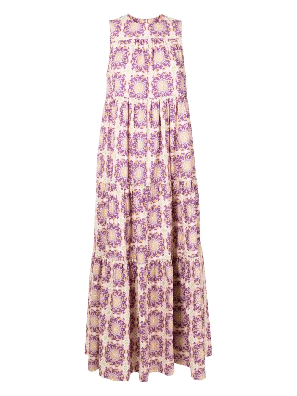 Exotic Coral Long Dress - Image 4