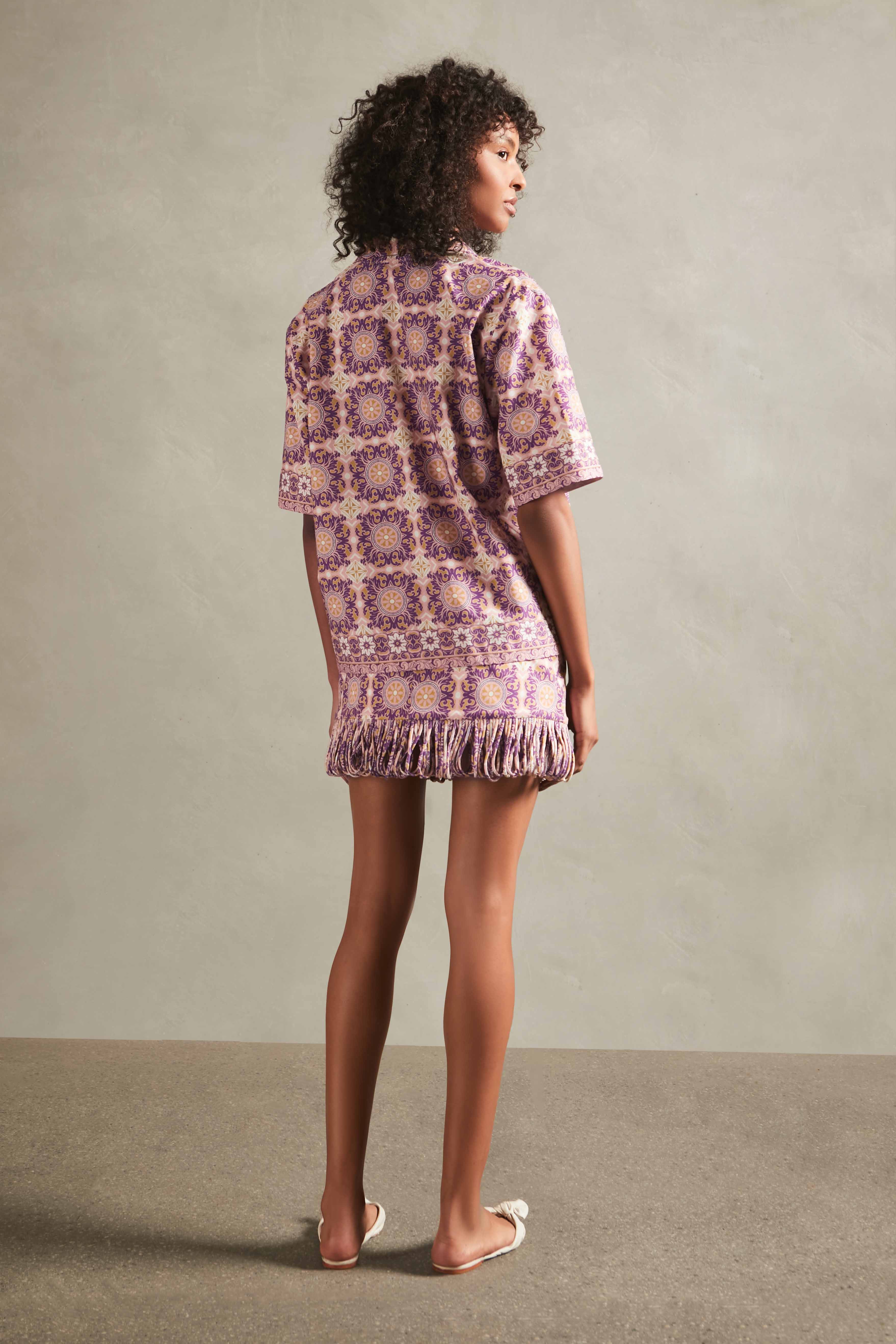 Exotic Coral Short-Sleeved Shirt - Image 2