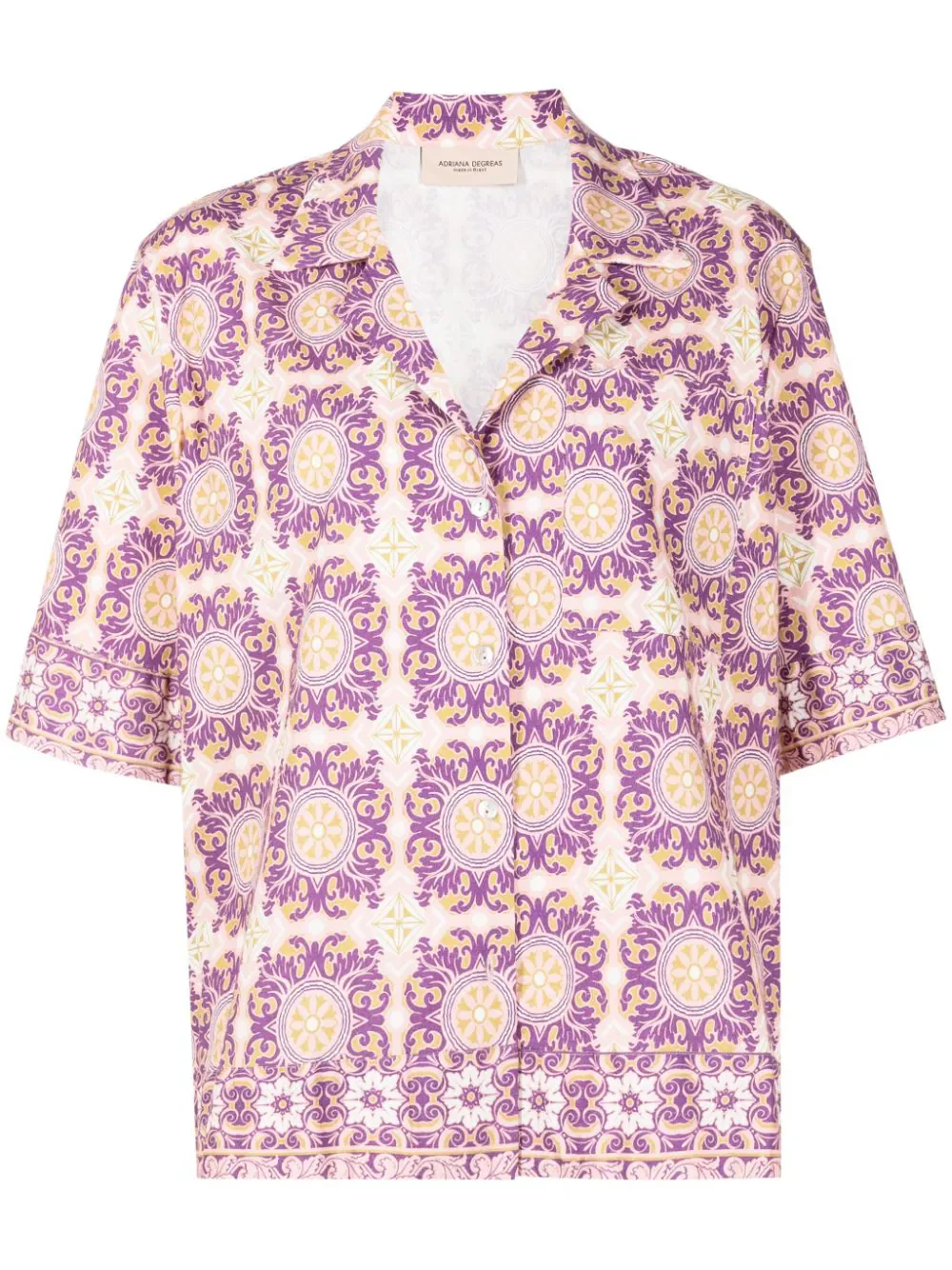 Exotic Coral Short-Sleeved Shirt - Image 3