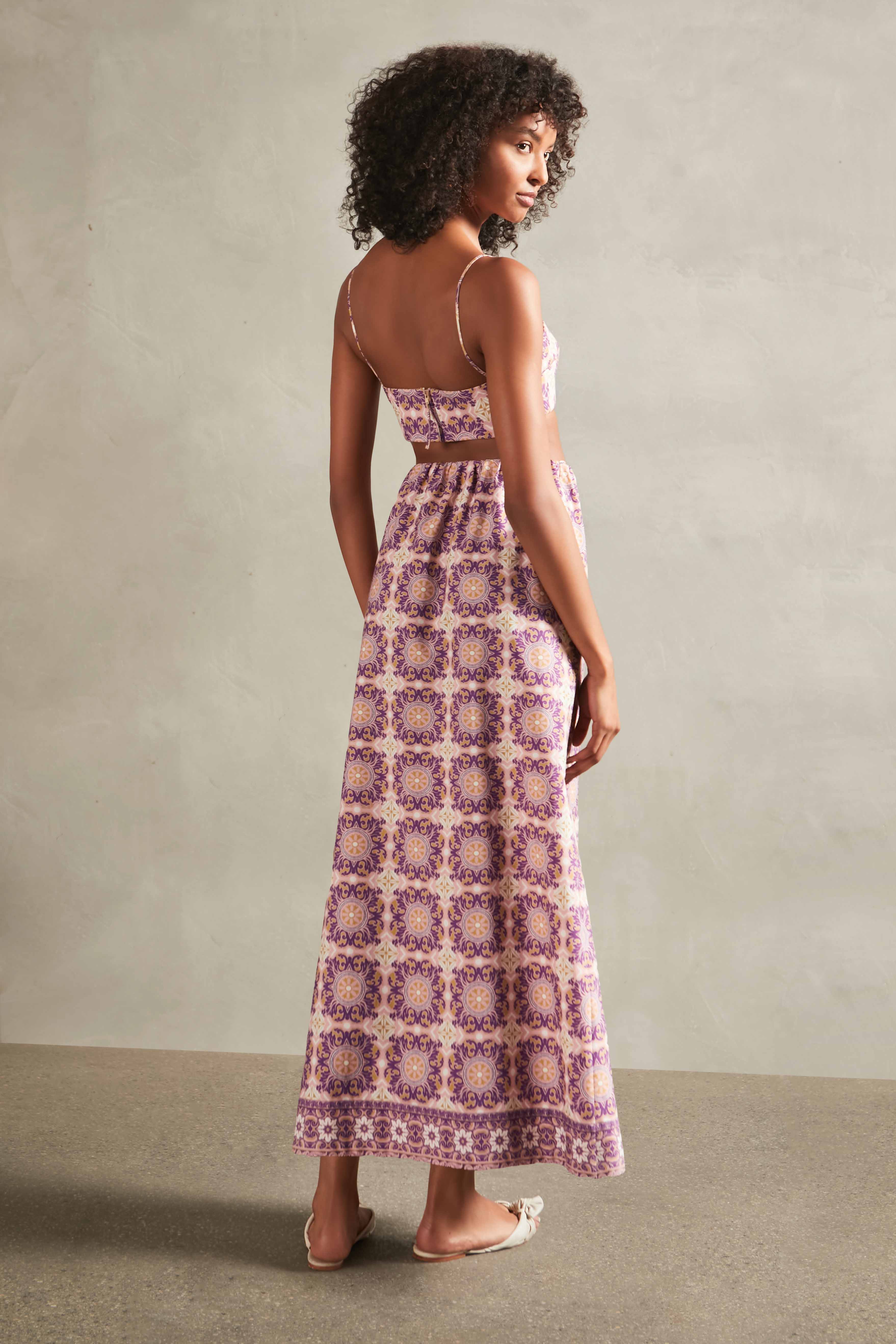 Exotic Coral Skirt & Top Set - Image 3