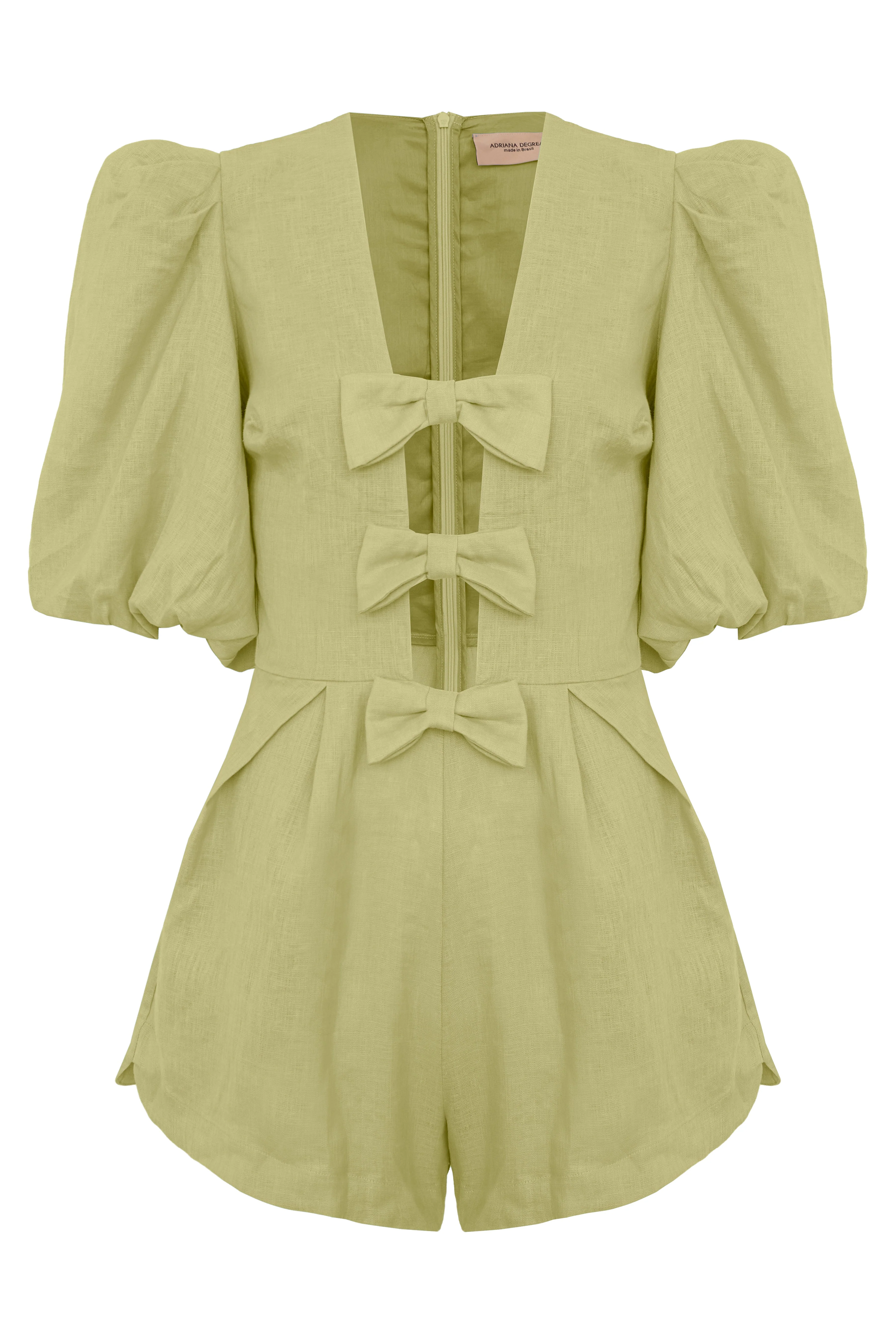Fantasy Solid Playsuit with Bows - Image 12