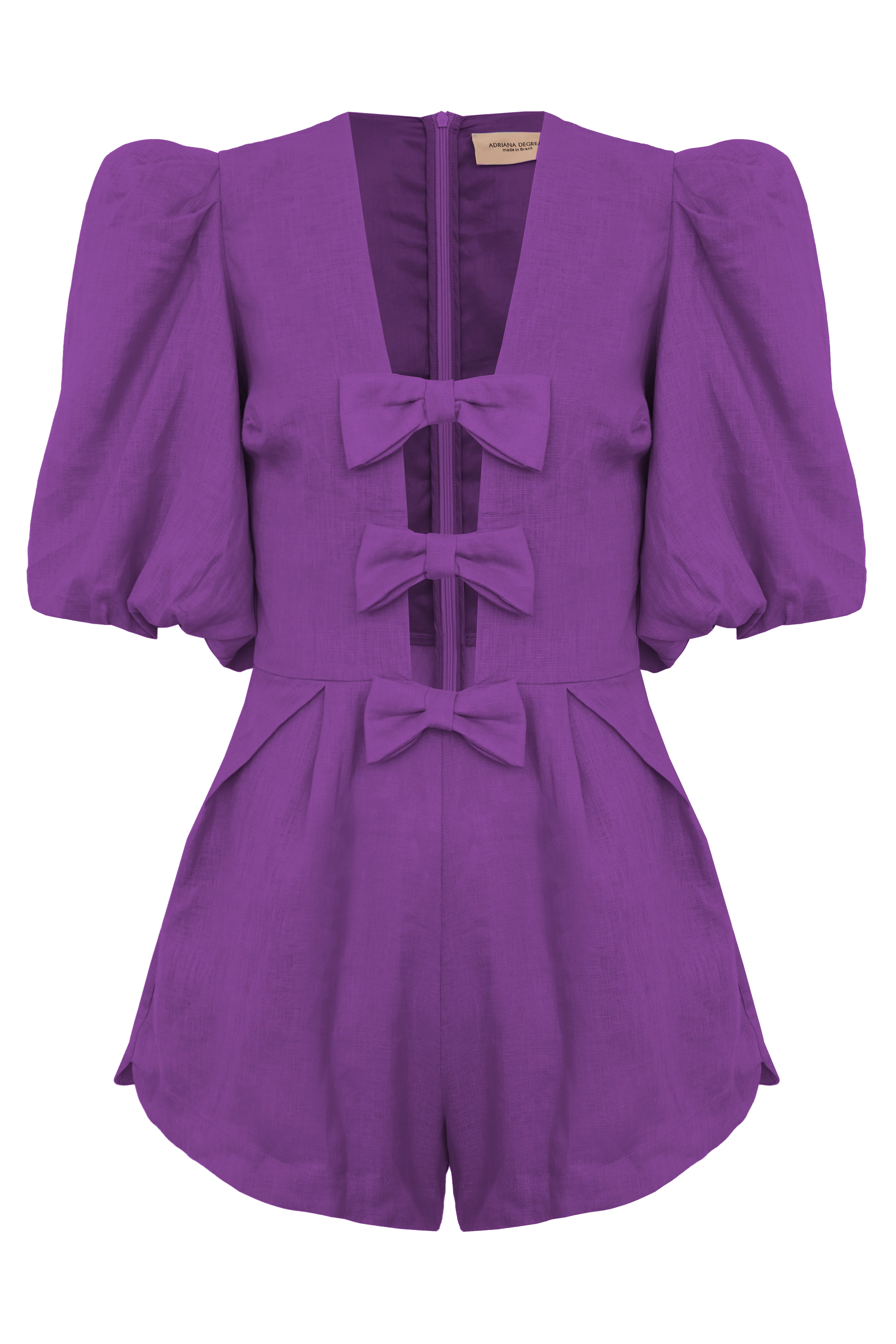 Fantasy Solid Playsuit with Bows - Image 17