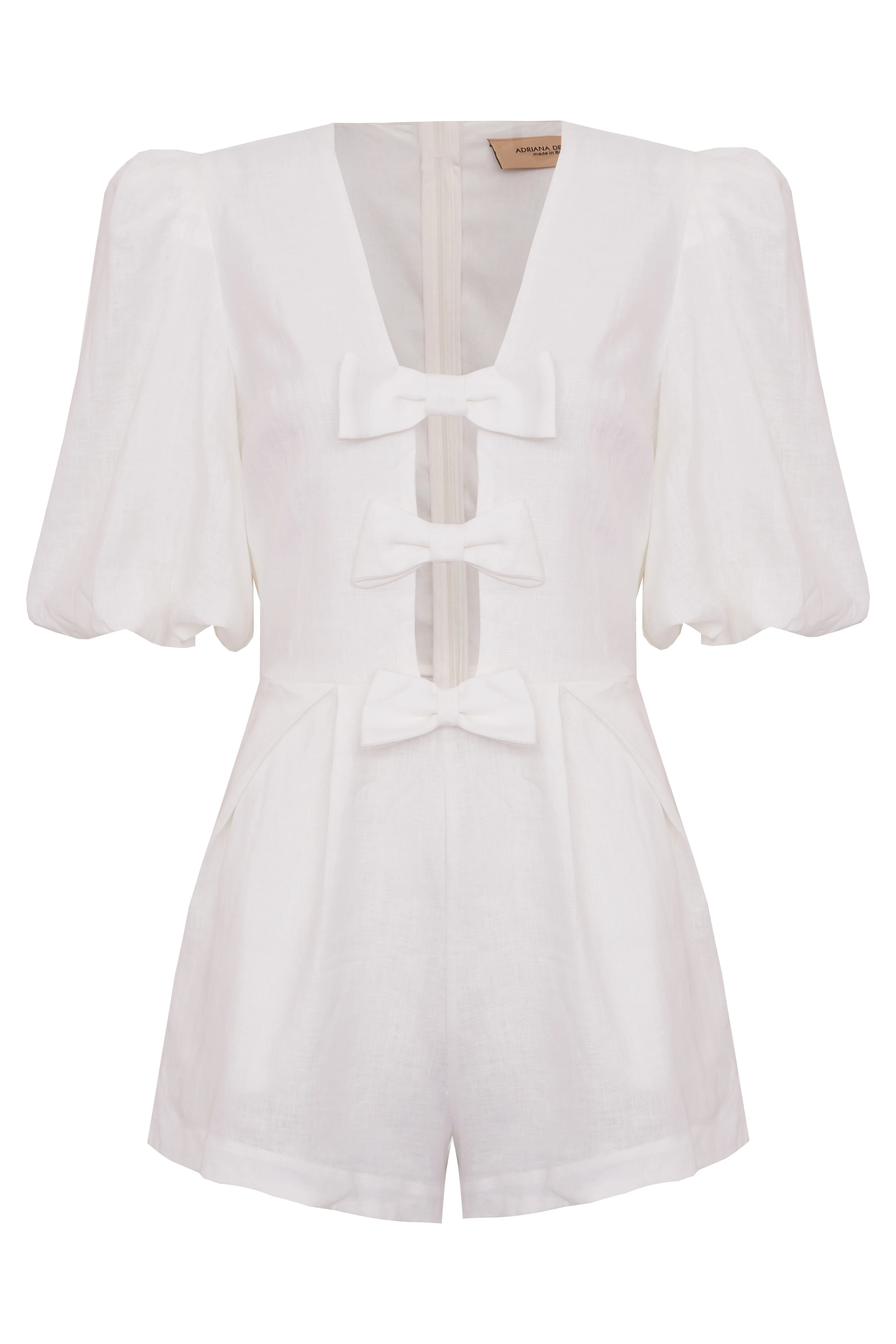 Fantasy Solid Playsuit with Bows - Image 6