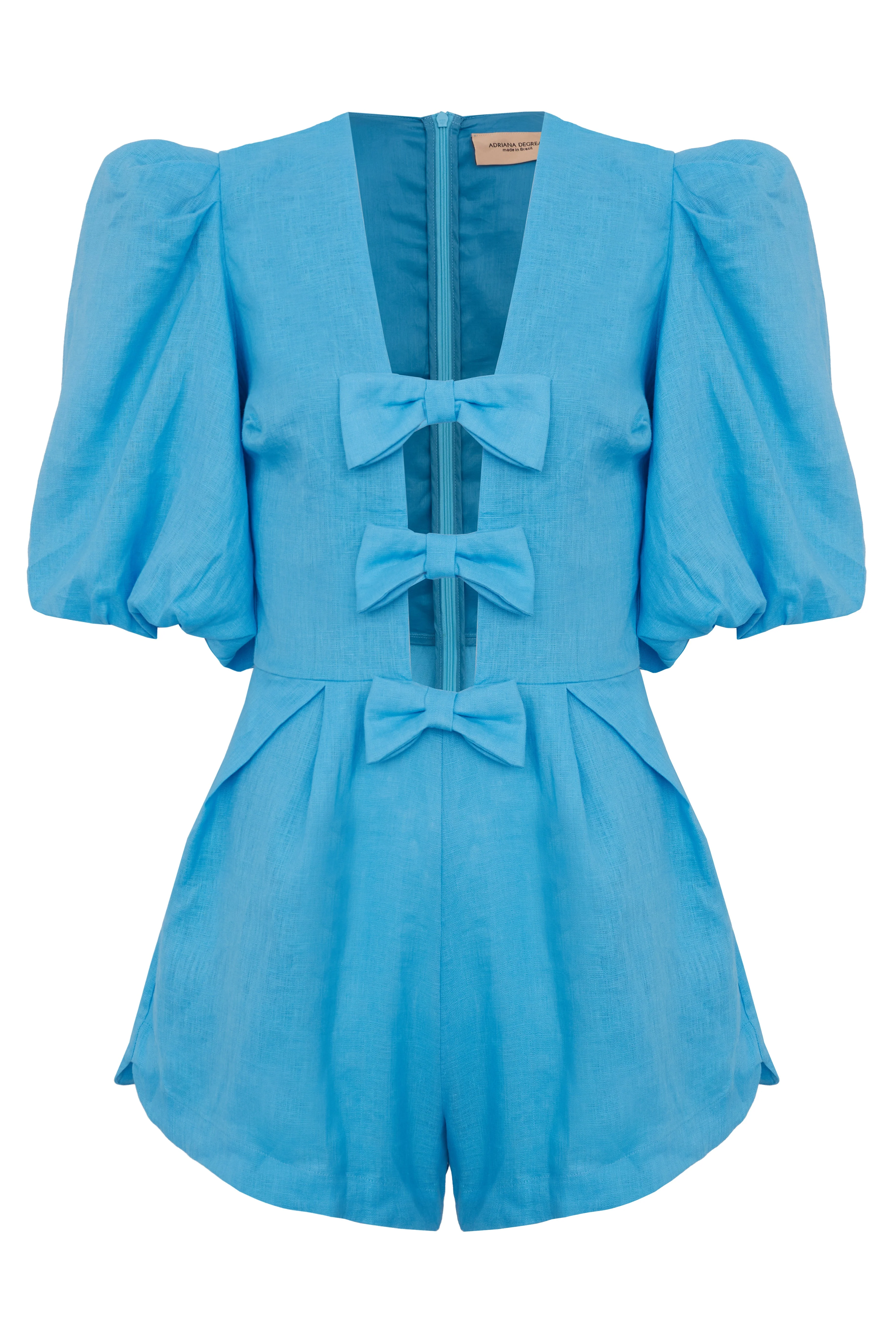 Fantasy Solid Playsuit with Bows - Image 8