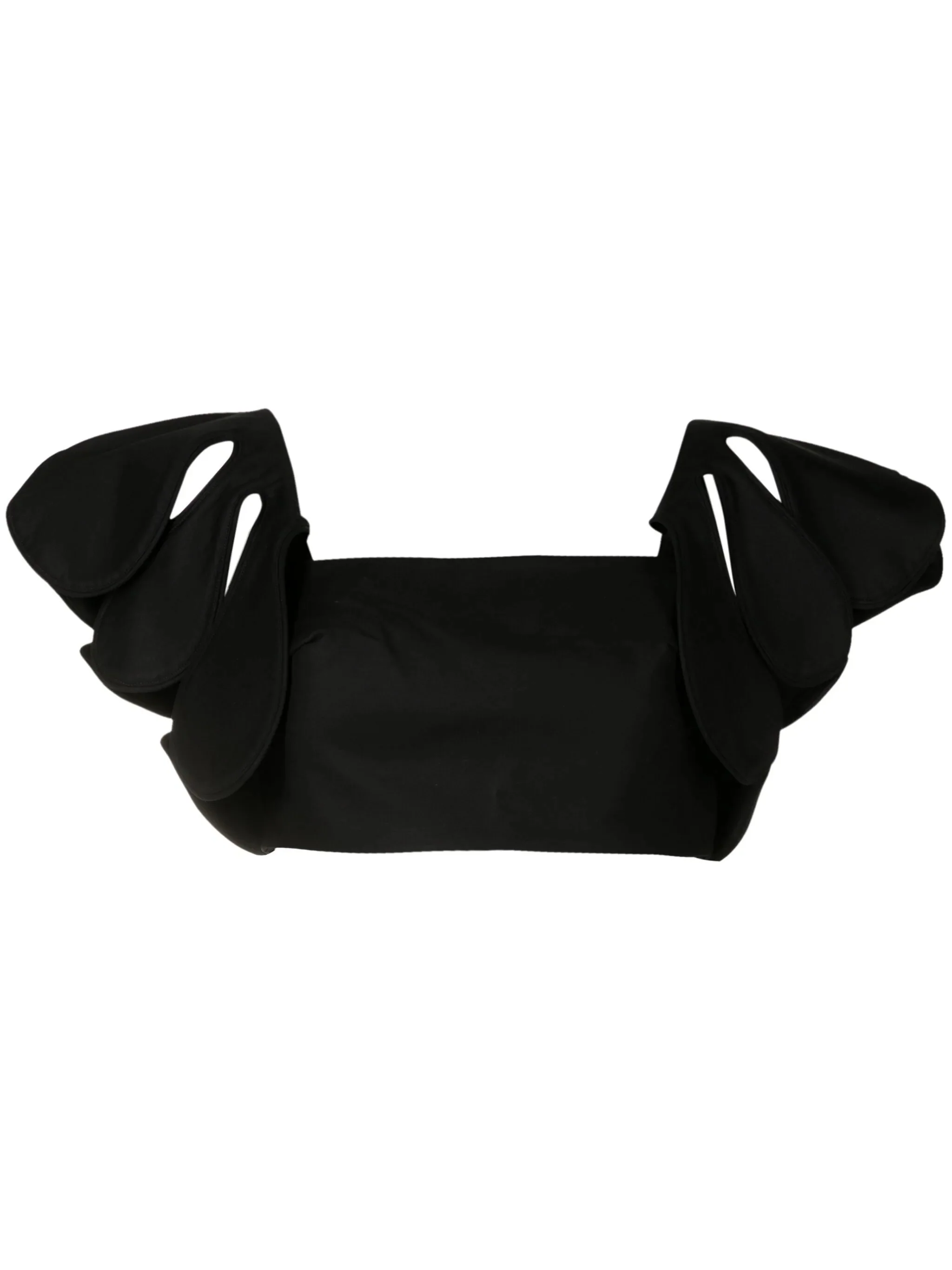 Floral Solid Cropped Blouse - Image 6