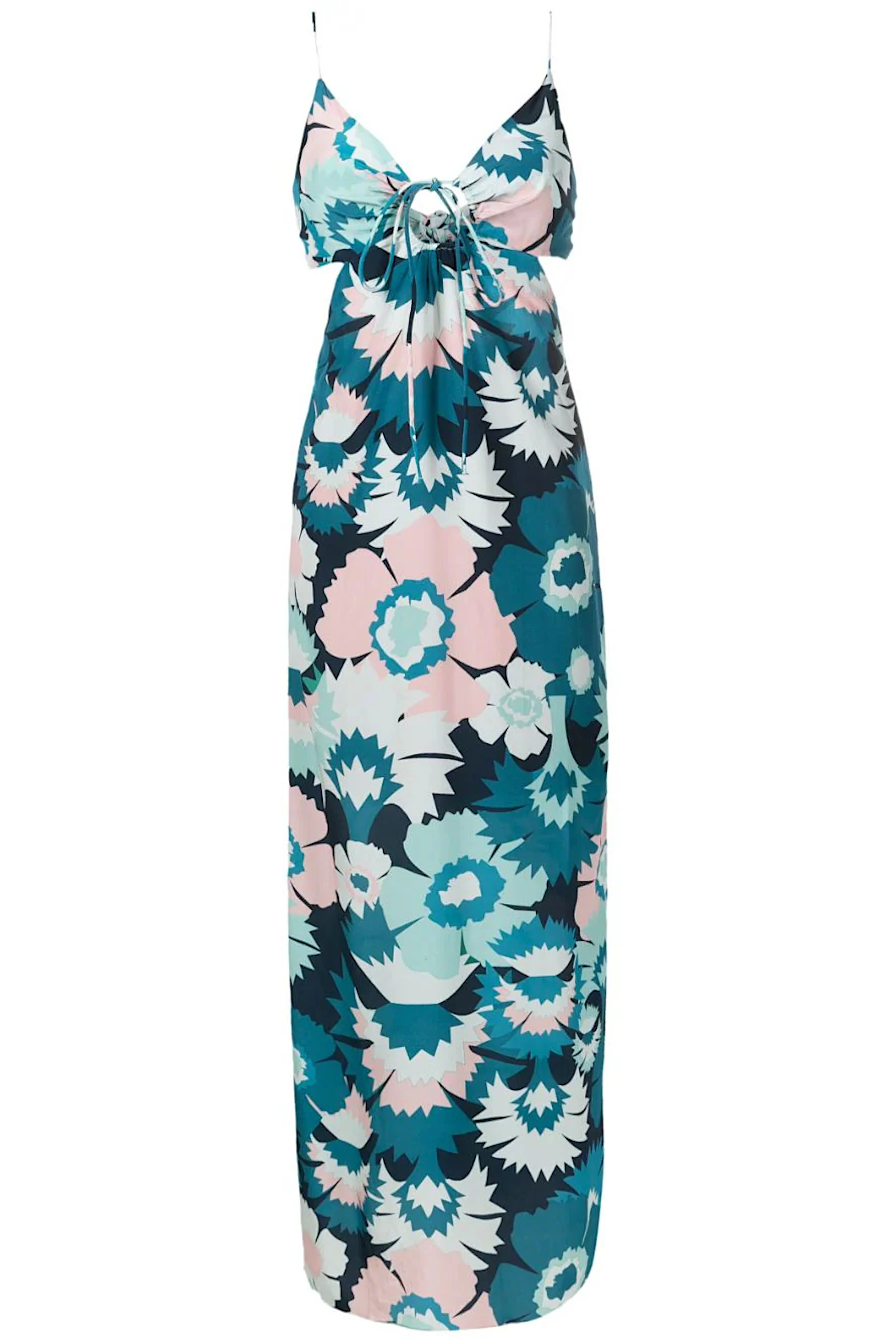 Flower Power Halterneck Long Dress - Image 3