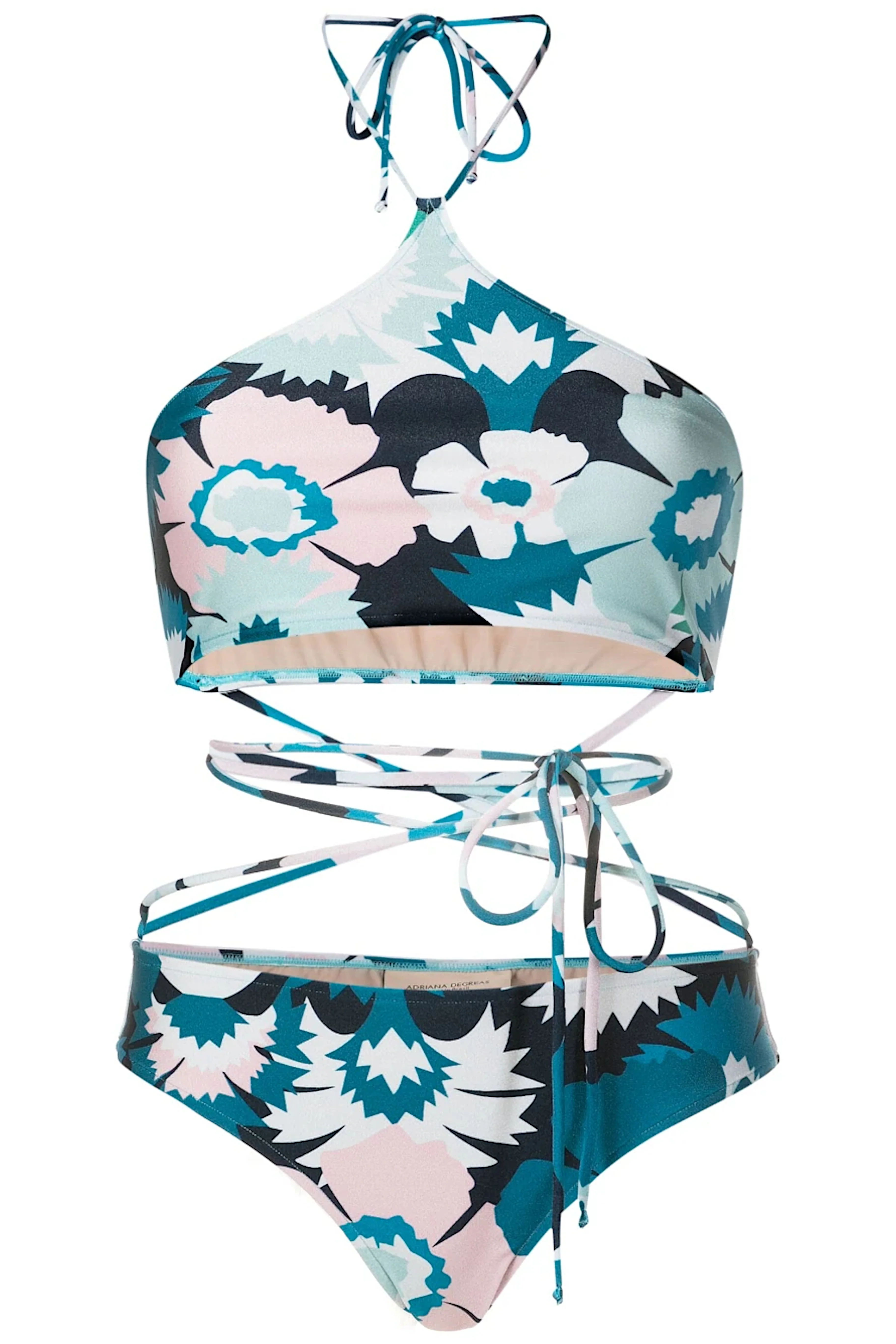 Flower Power Wraparound Bikini - Image 4