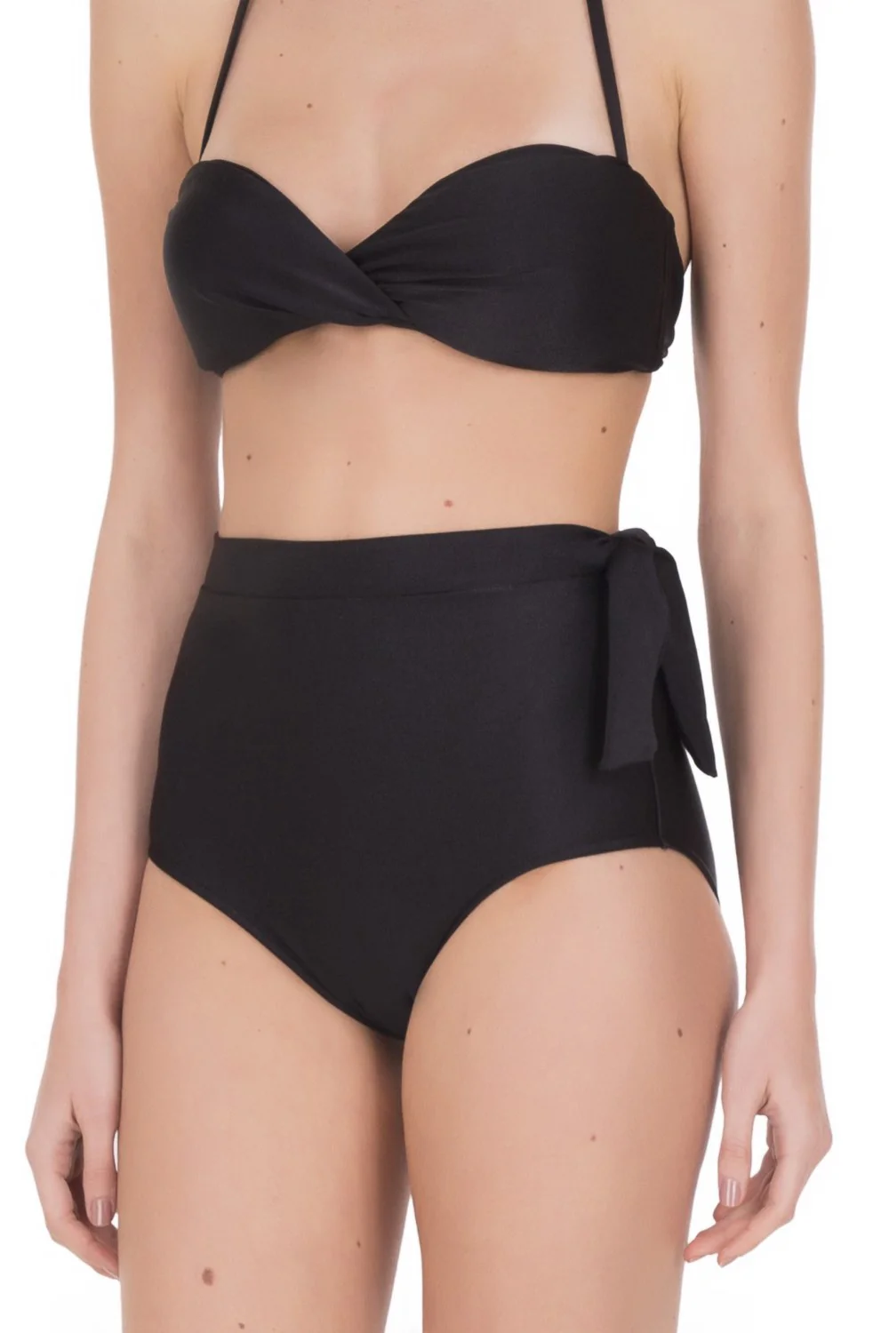 Fruits Exotiques Solid Bandeau Hot Pants Bikini - Image 3