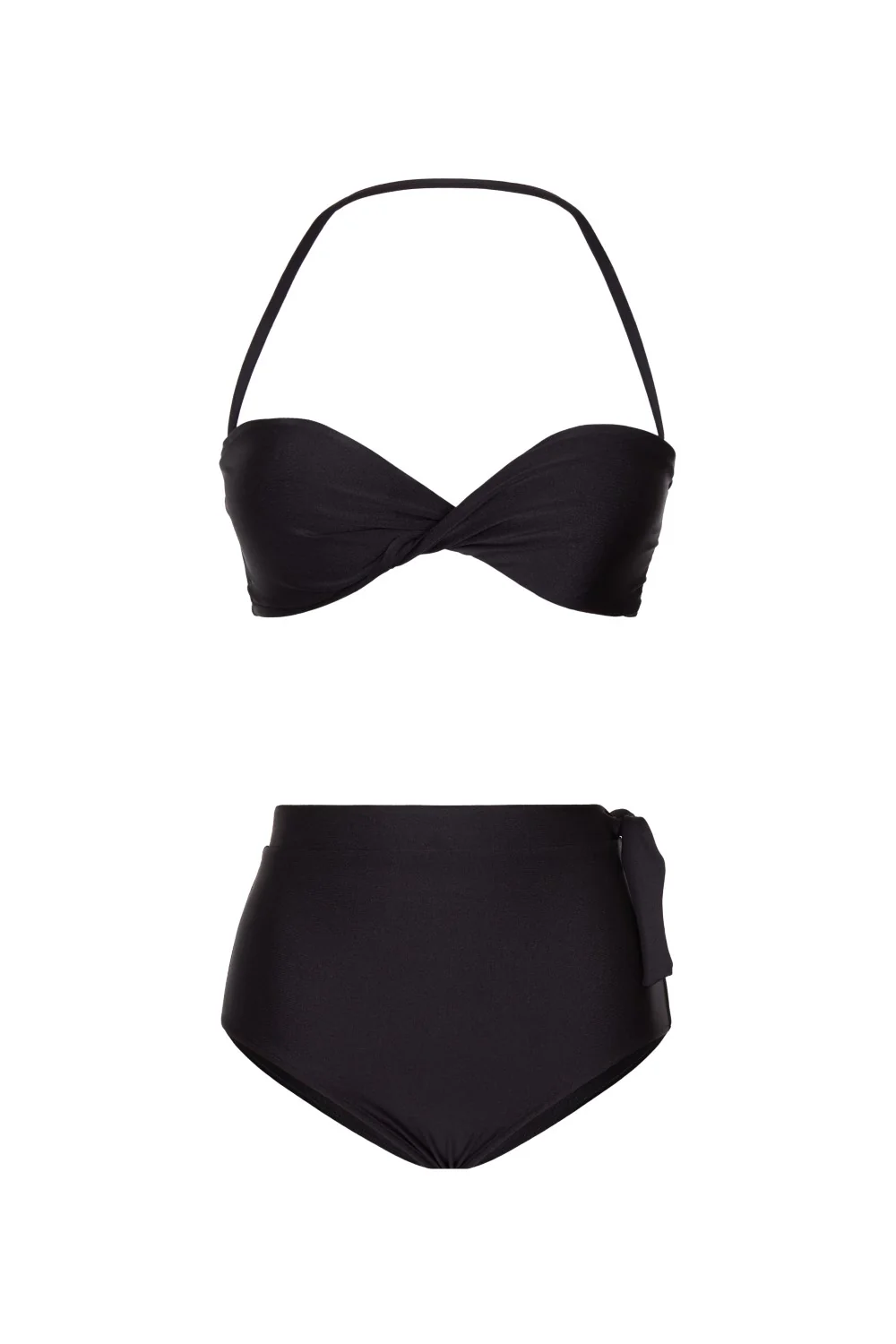 Fruits Exotiques Solid Bandeau Hot Pants Bikini - Image 4