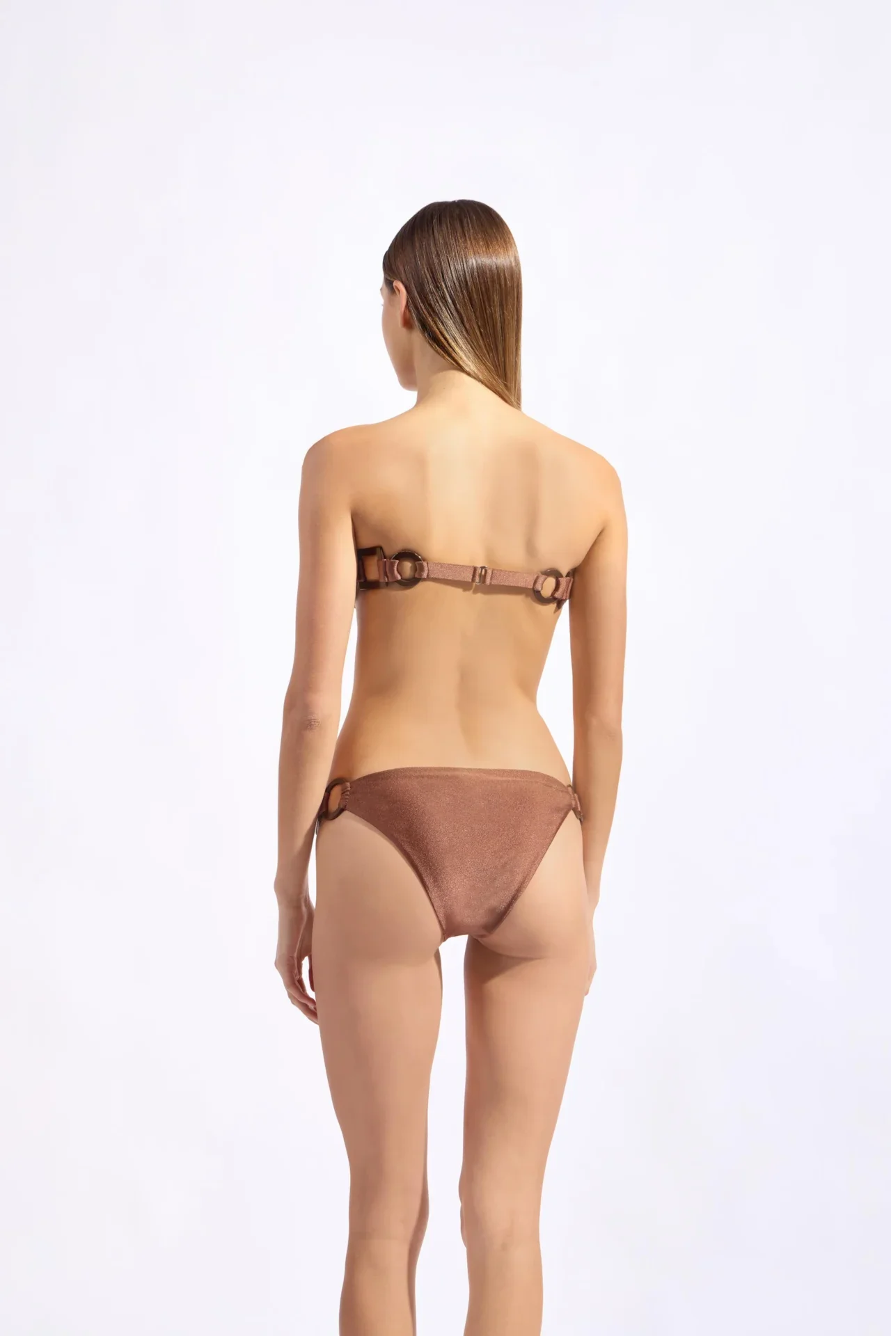 Geometric Bandeau Bikini - Image 4