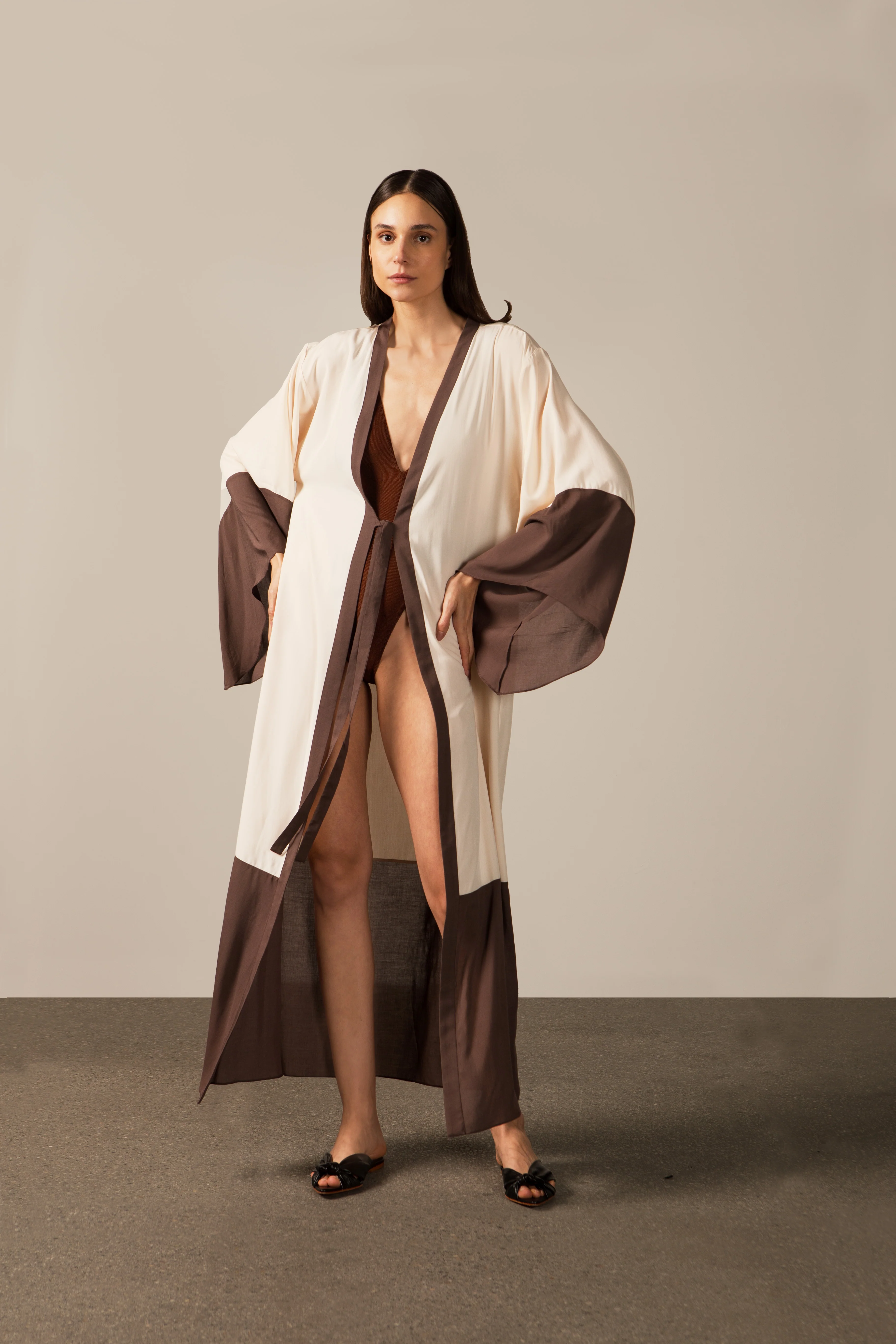 Geometric Long Robe - Image 4