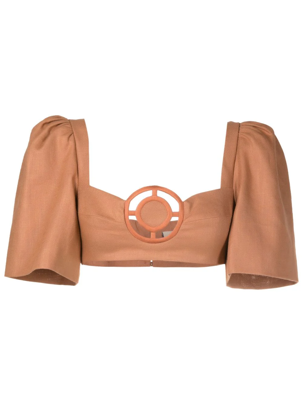 Grand Pois Cropped Blouse - Image 2