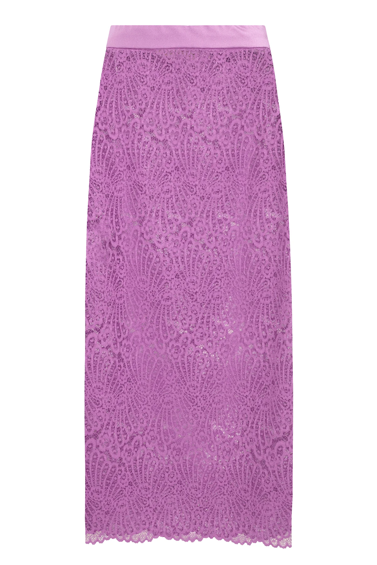 Guipure Lace Midi Skirt - Image 3